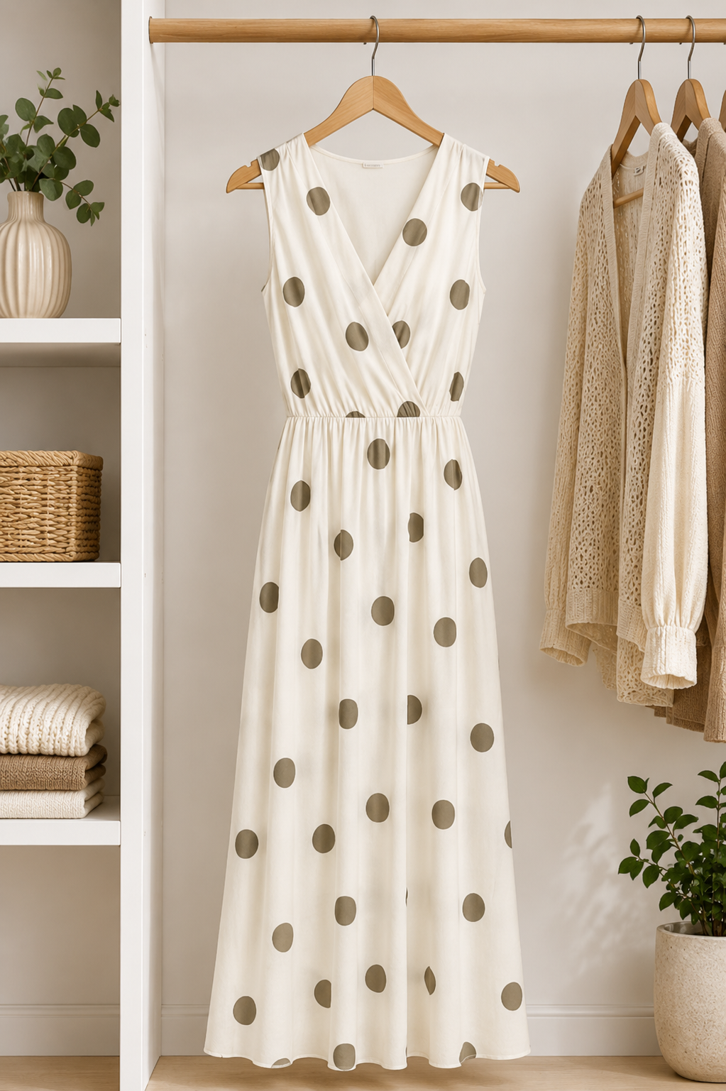 Kjole Linetta beige