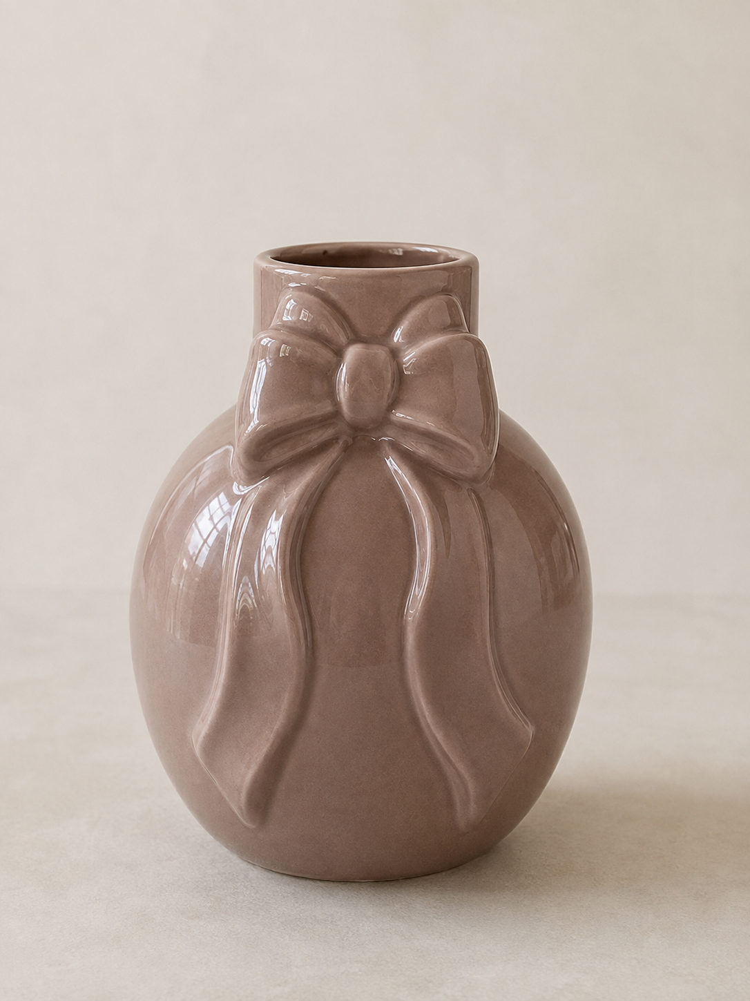 Vase med sløjfe - Old Rose