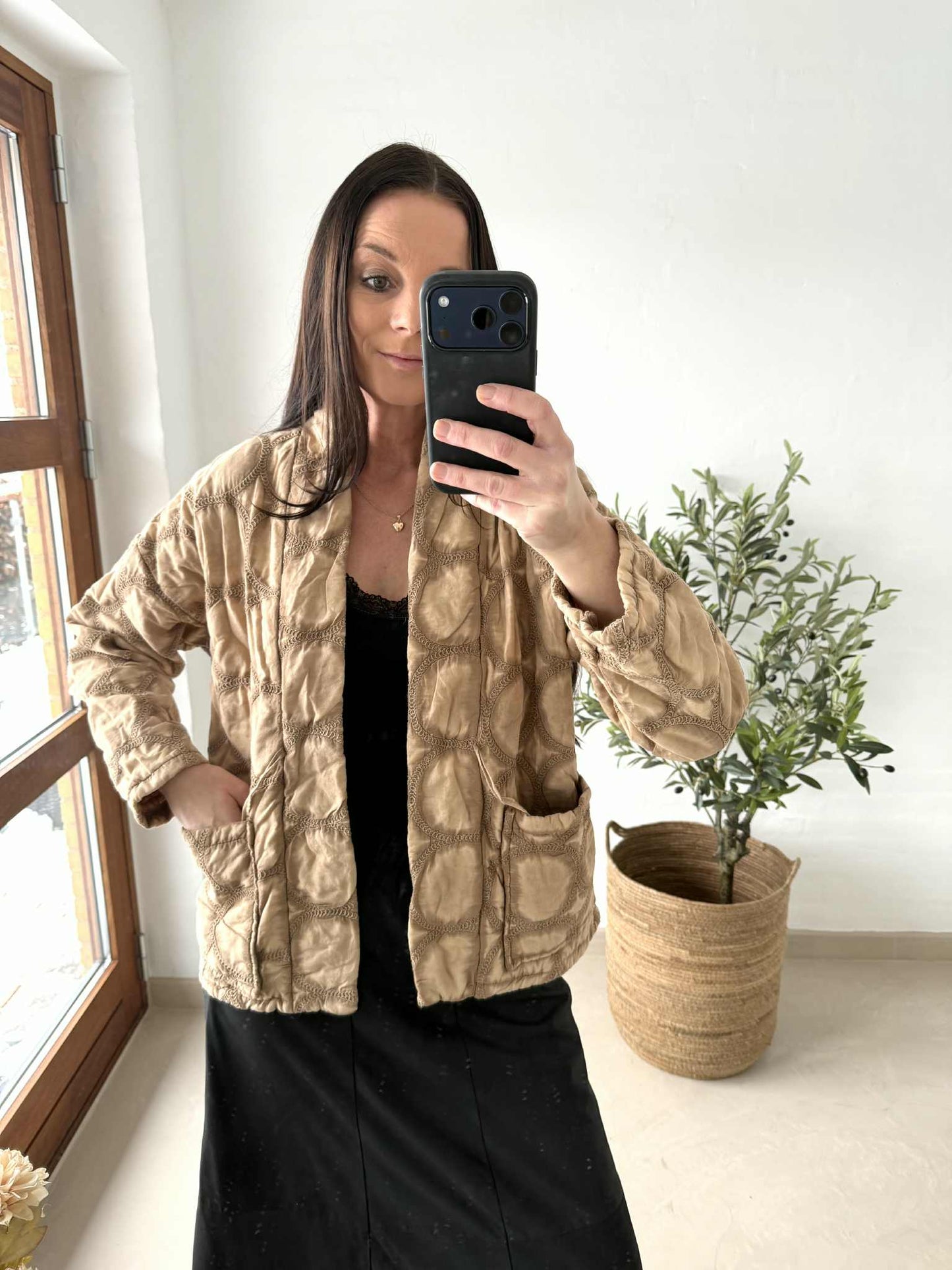Jakke med broderi - Alison boheme