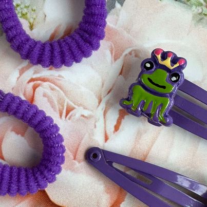 Håraccessories sæt Nanna - Lilla