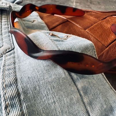 Hårbøjle Twist Brown