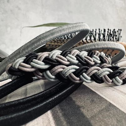 Hårelastikker Black / Grey - 3 Mix