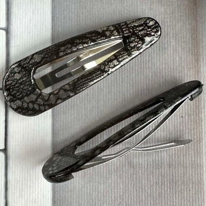 Hårspænder Silver Snake - 2 stk.