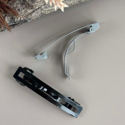 Hårklemmer Mina Black / Grey - 2 stk