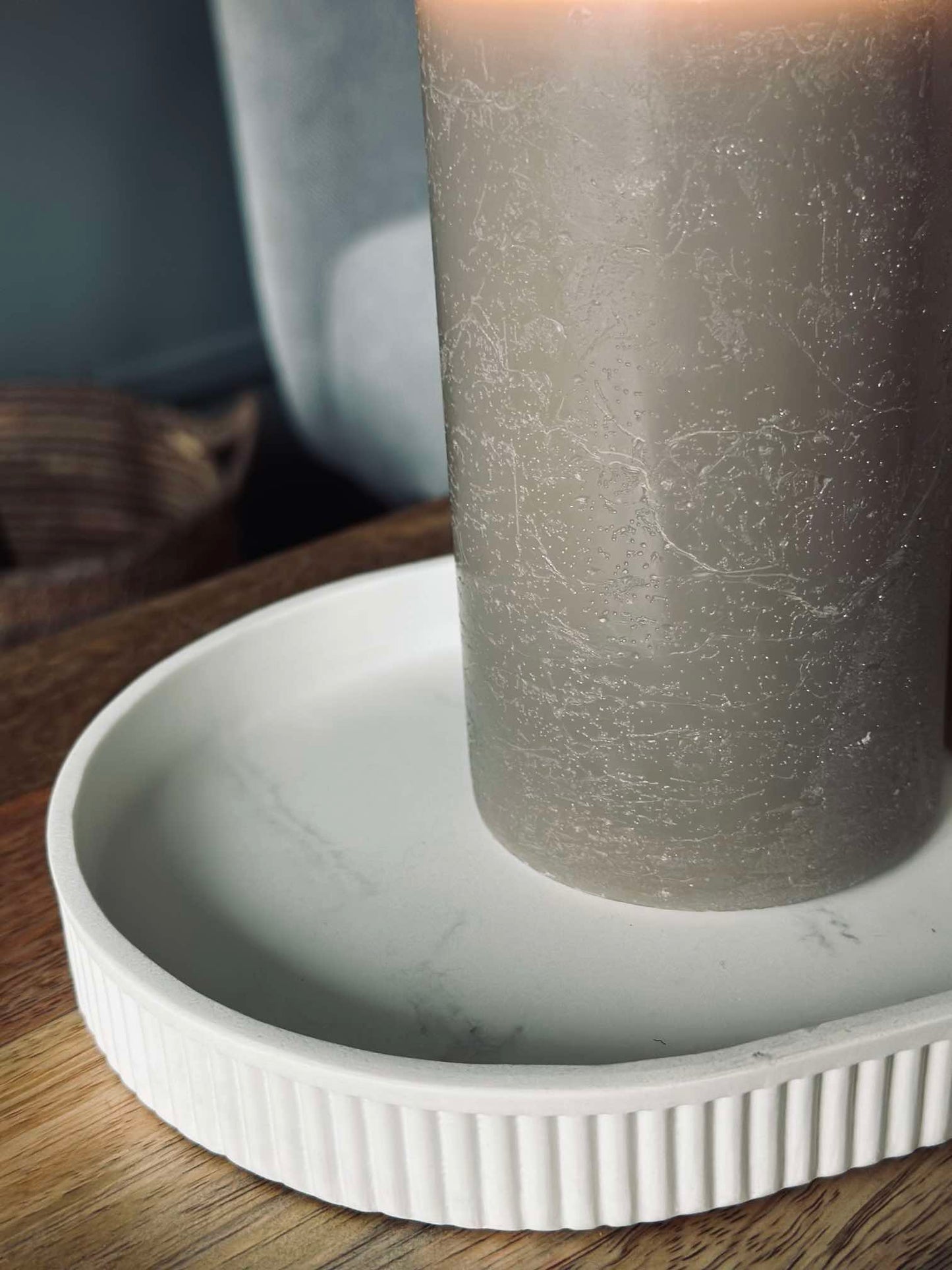 Sæbeskål i marmor look