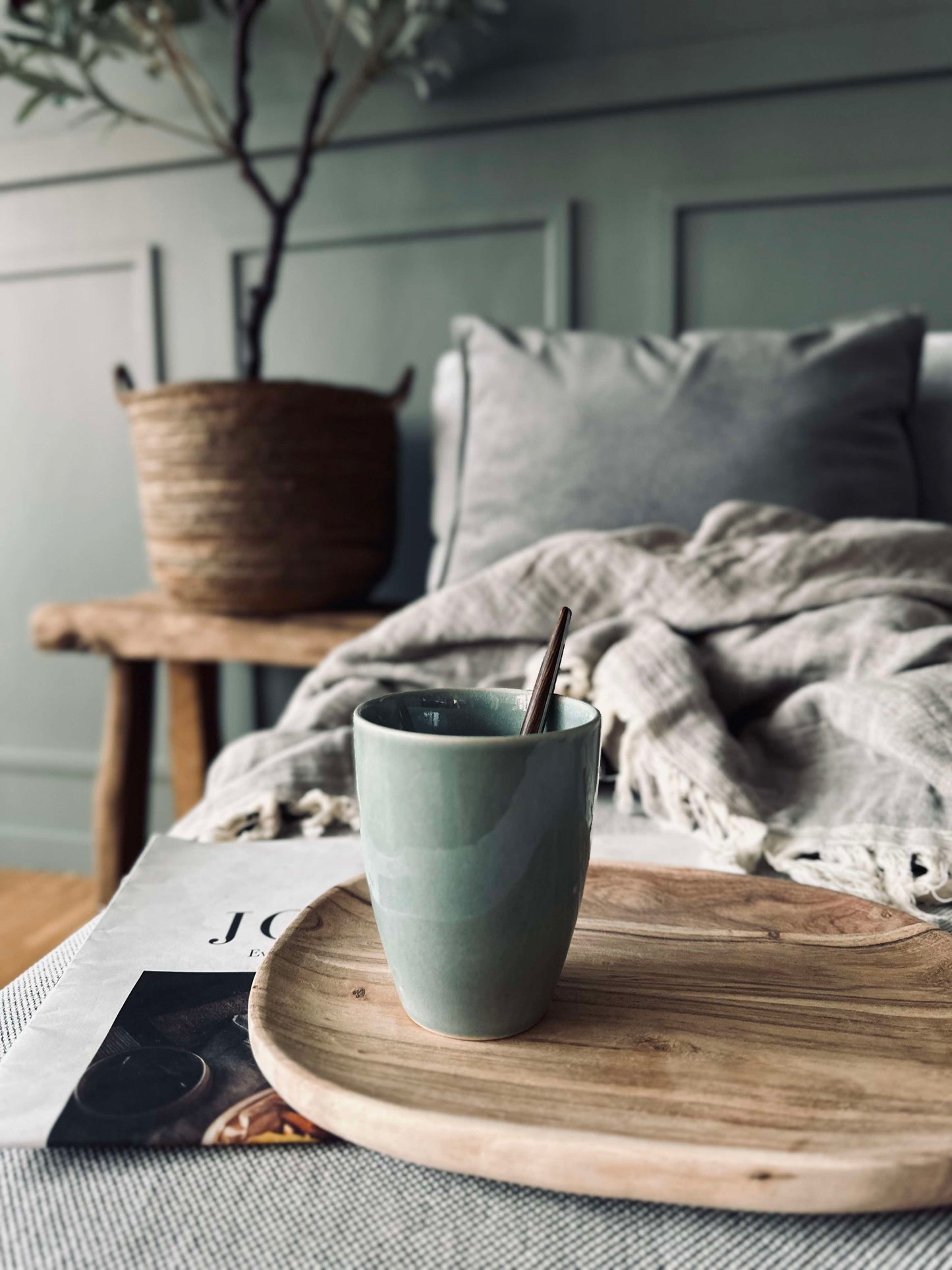 Krus uden hank stentøj – Mint