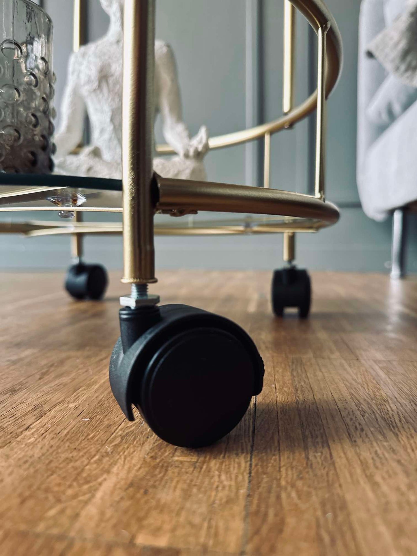 Rullebord i messing look