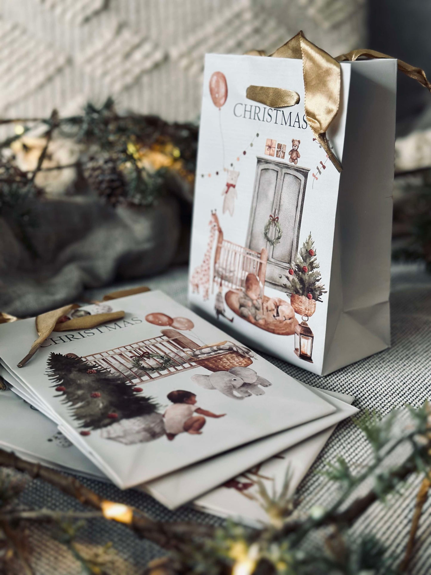 Gavepose Julemotiv - 1 stk