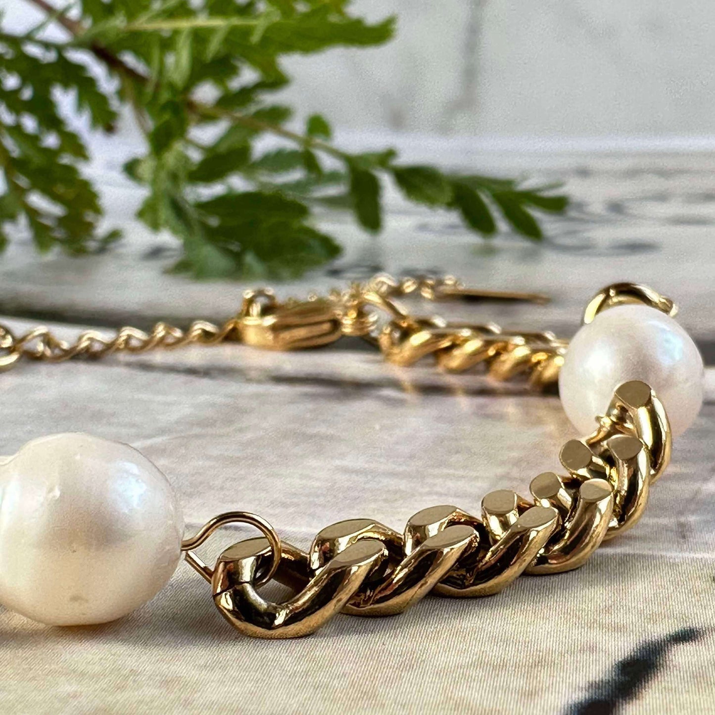 Armbånd Mary forgyldt - Vandfast