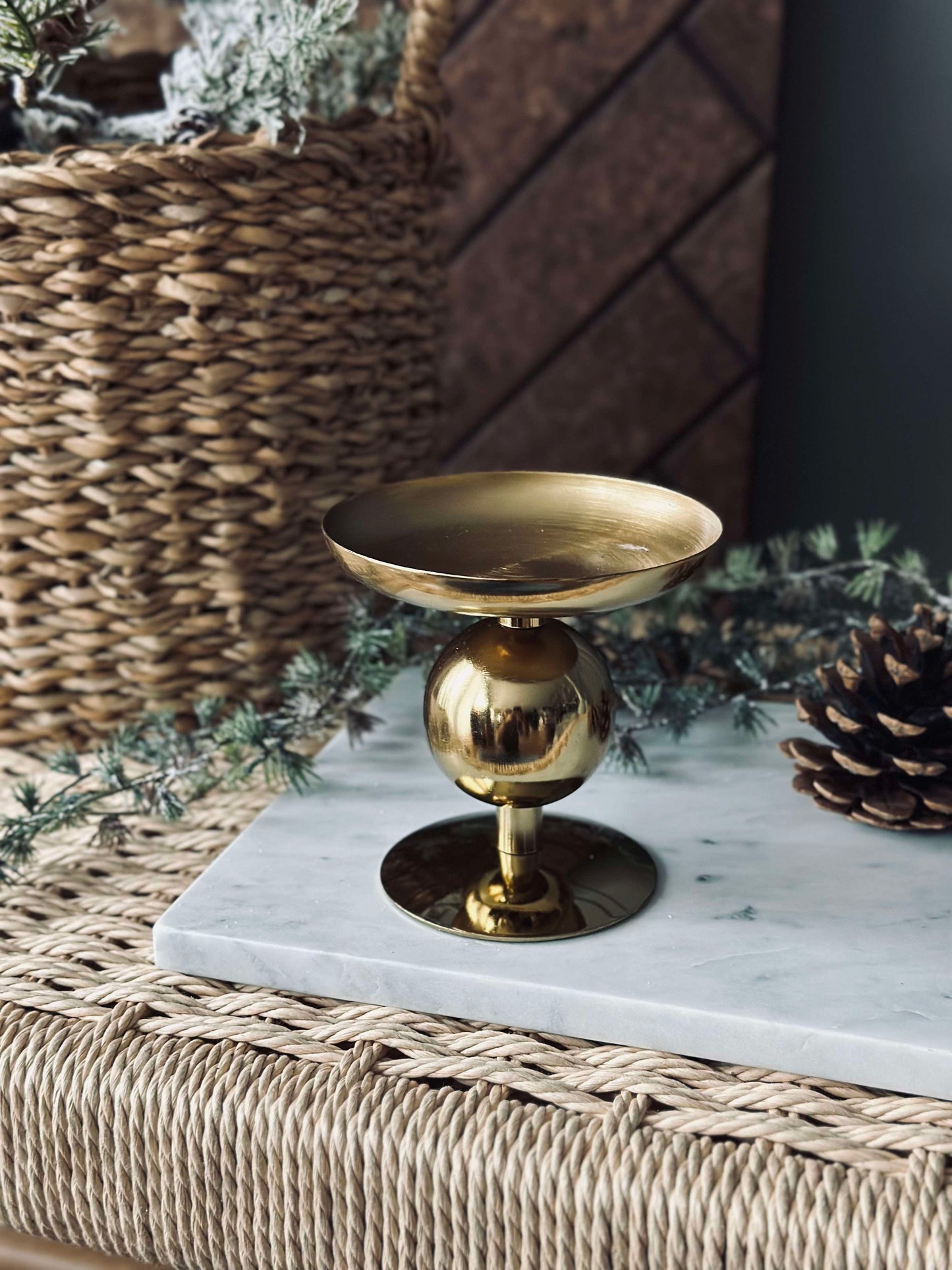 Lysestage NOYA 10 cm - Gold