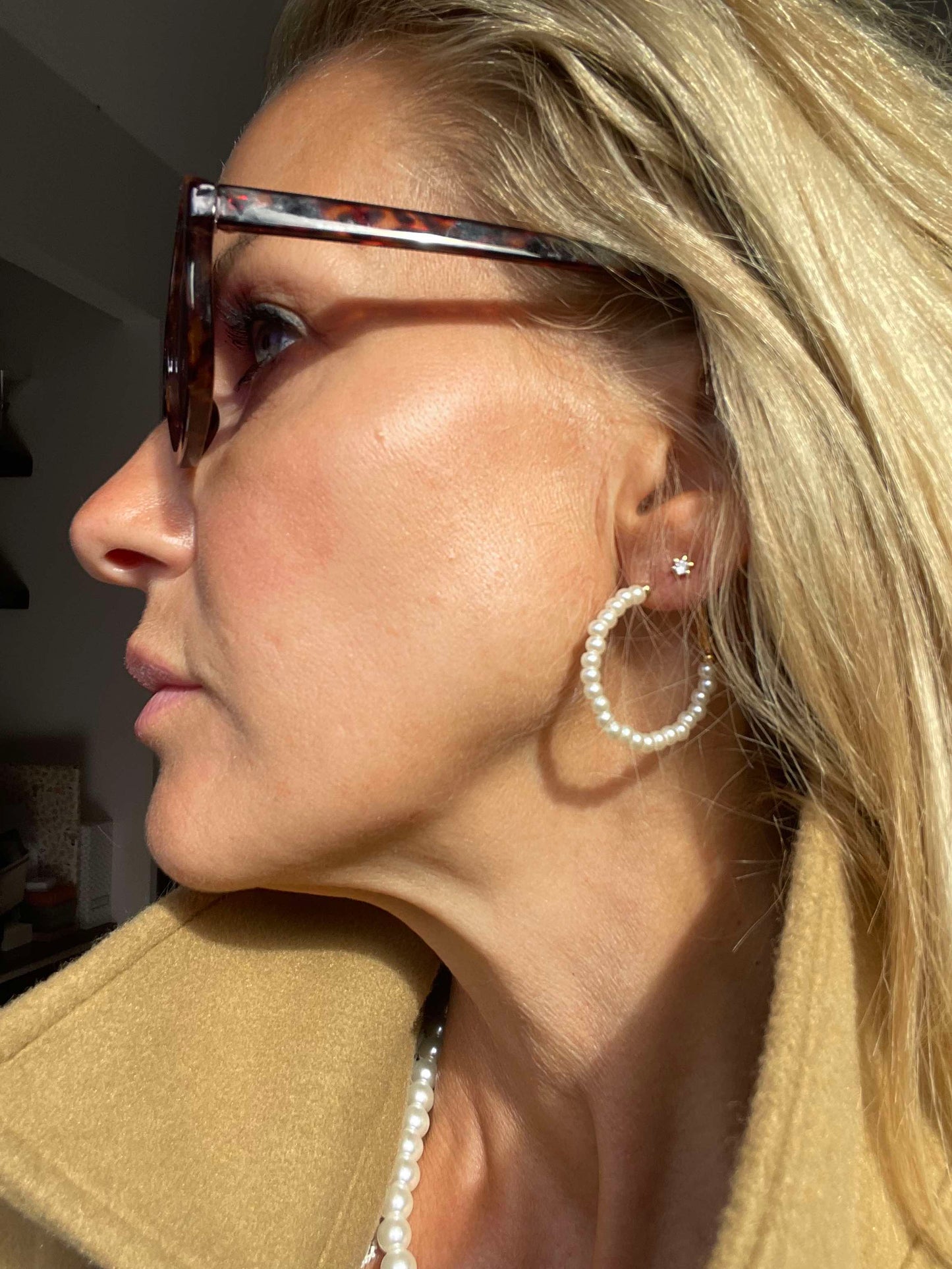 Øreringe Coco - 40 mm