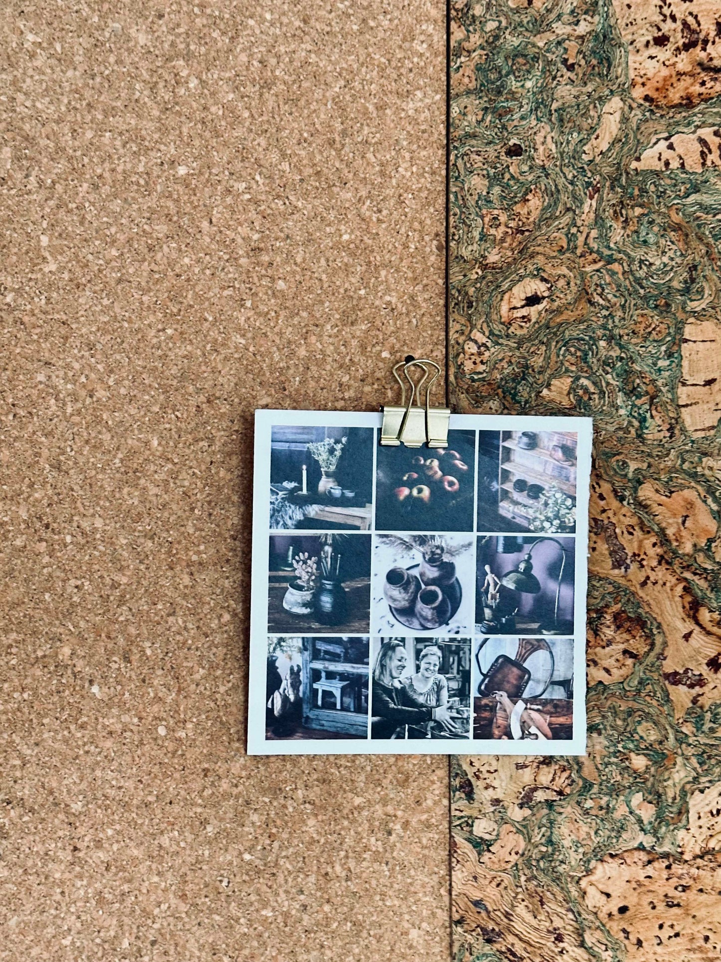 Korkplade 60×90 – Iceberg green