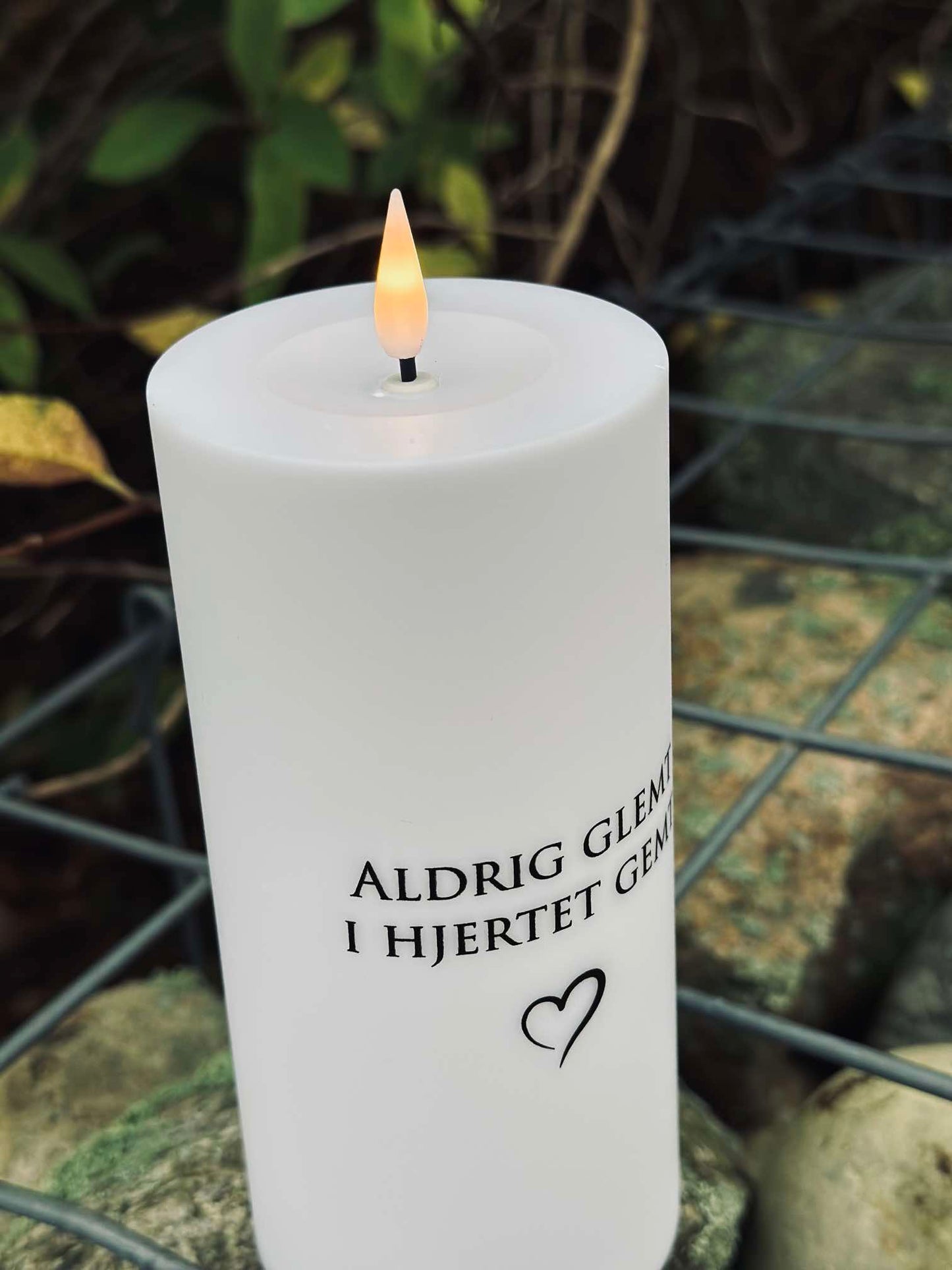 LED Gravlys - Aldrig glemt