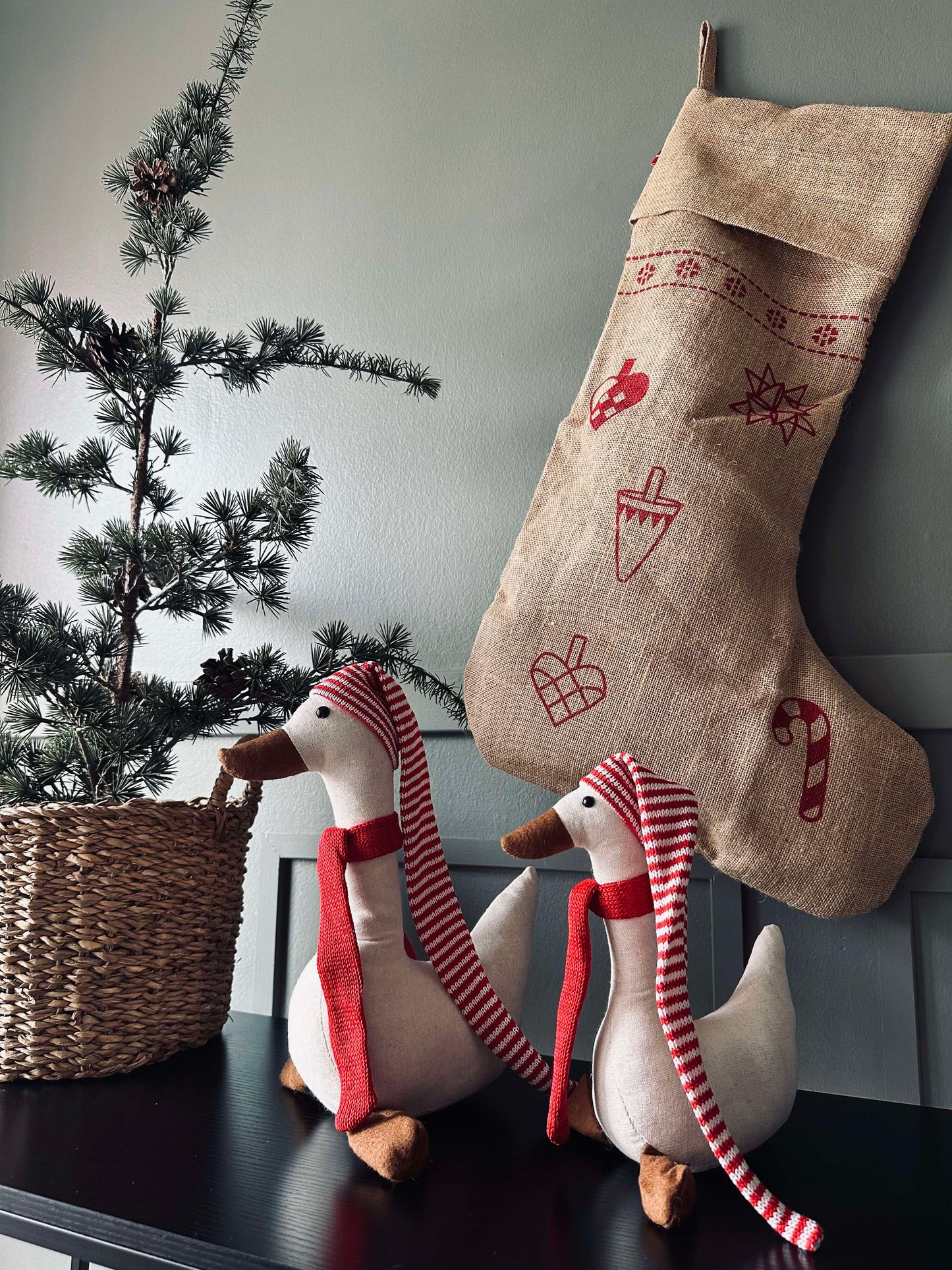 Juleand med hue - Small