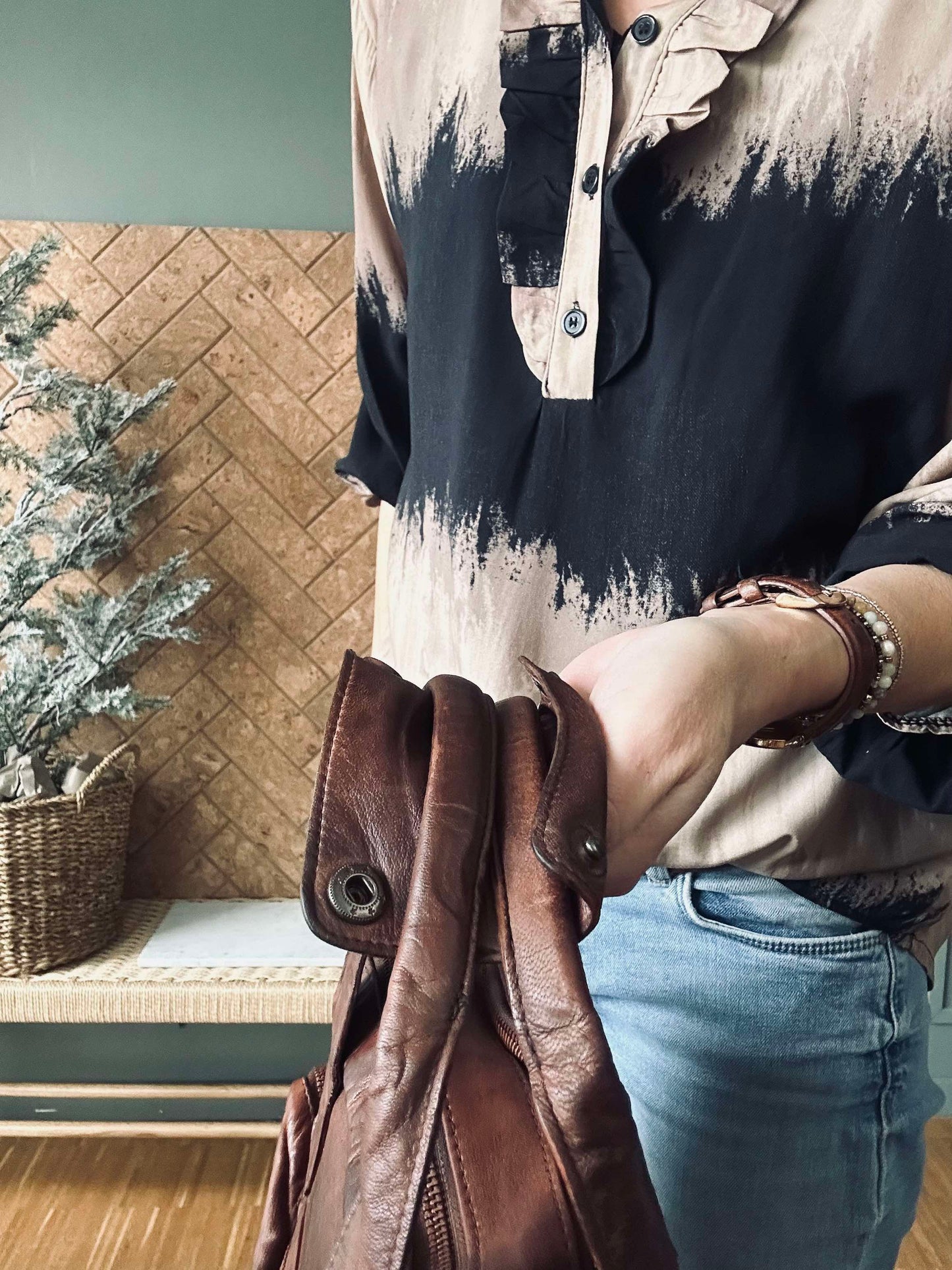 Arbejdstaske - Brown Cow leather