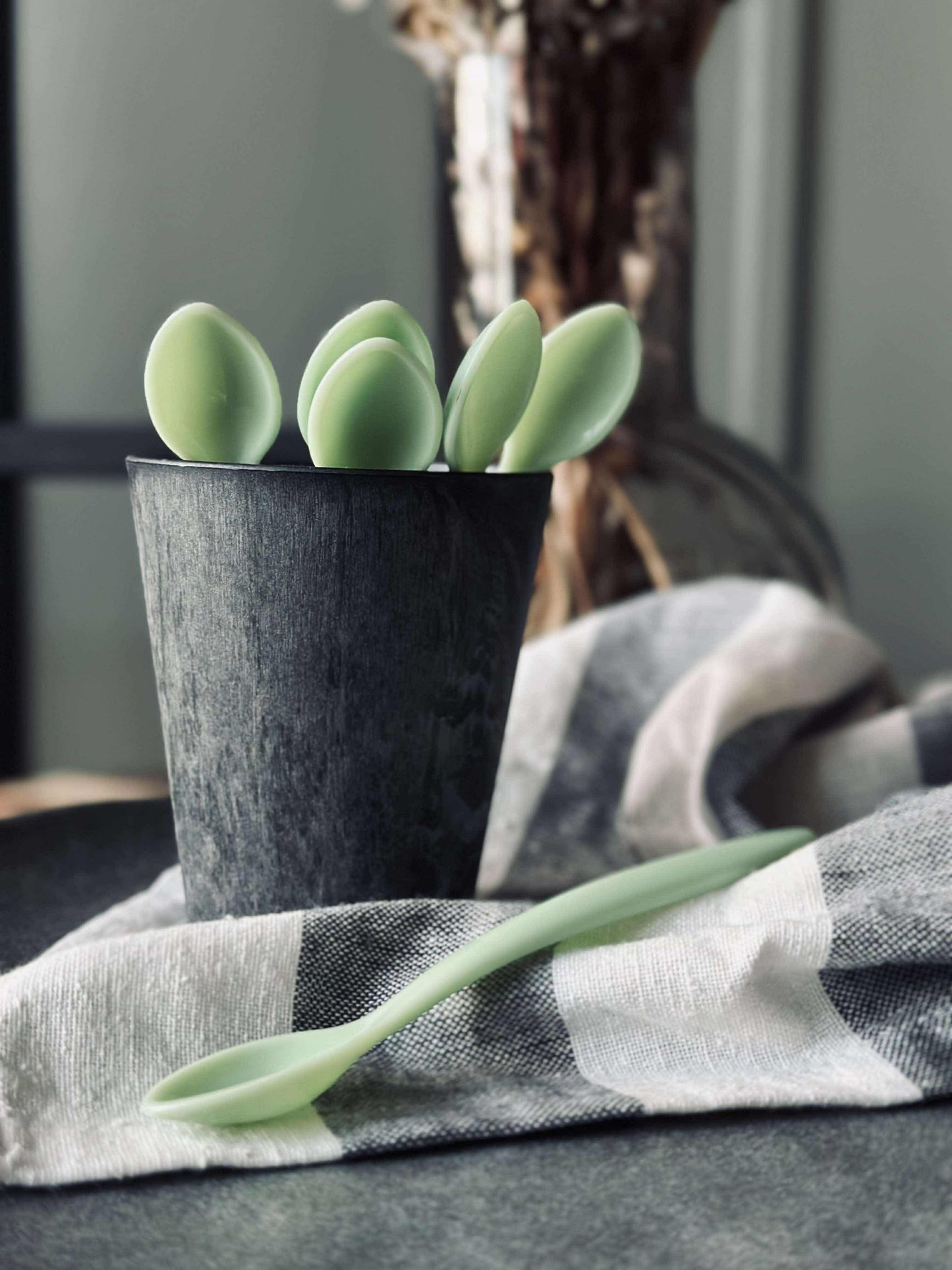 Babyskeer - Green - 6 stk.
