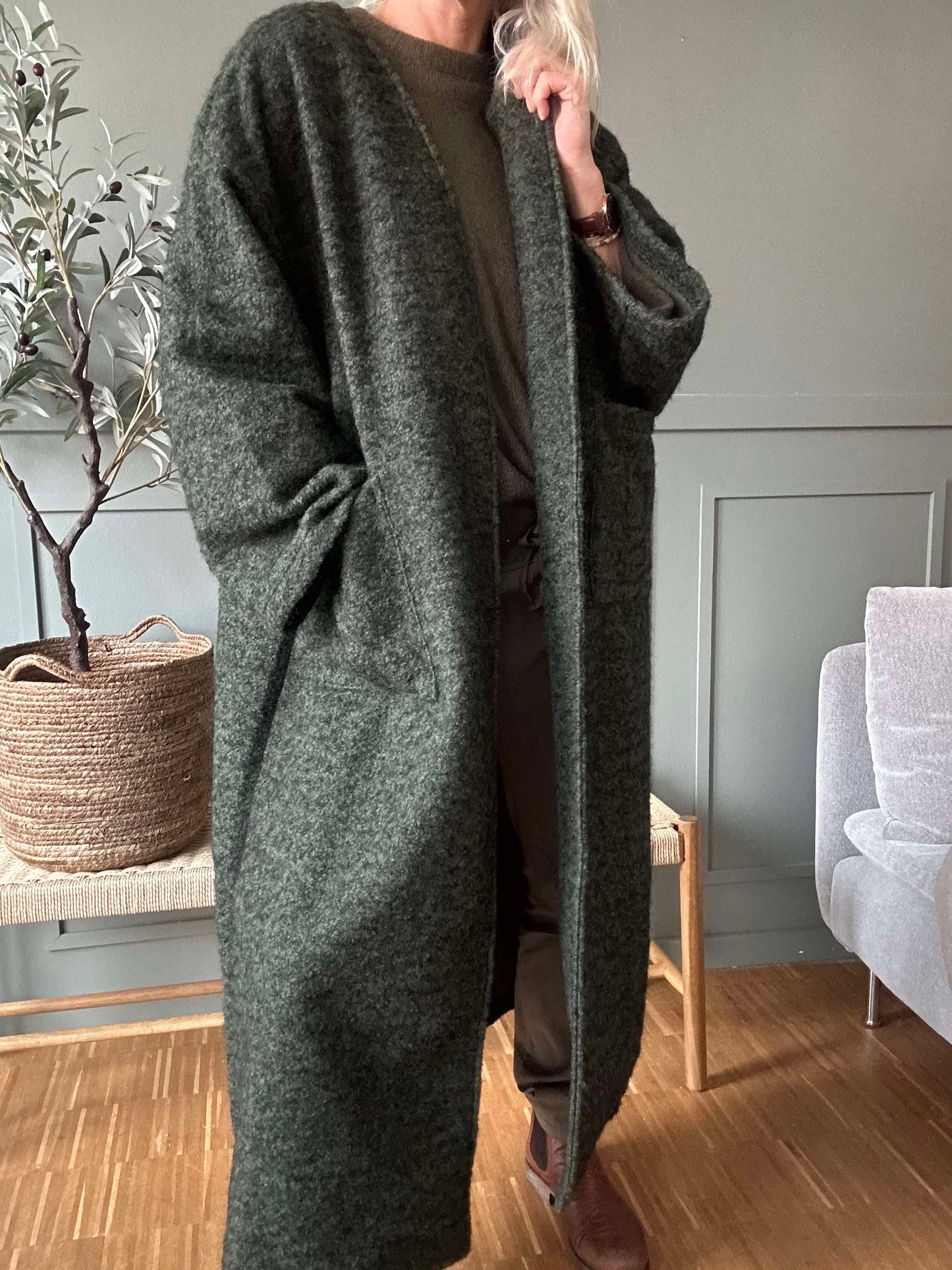 Jakke Belina - Oversize Dark Kaki