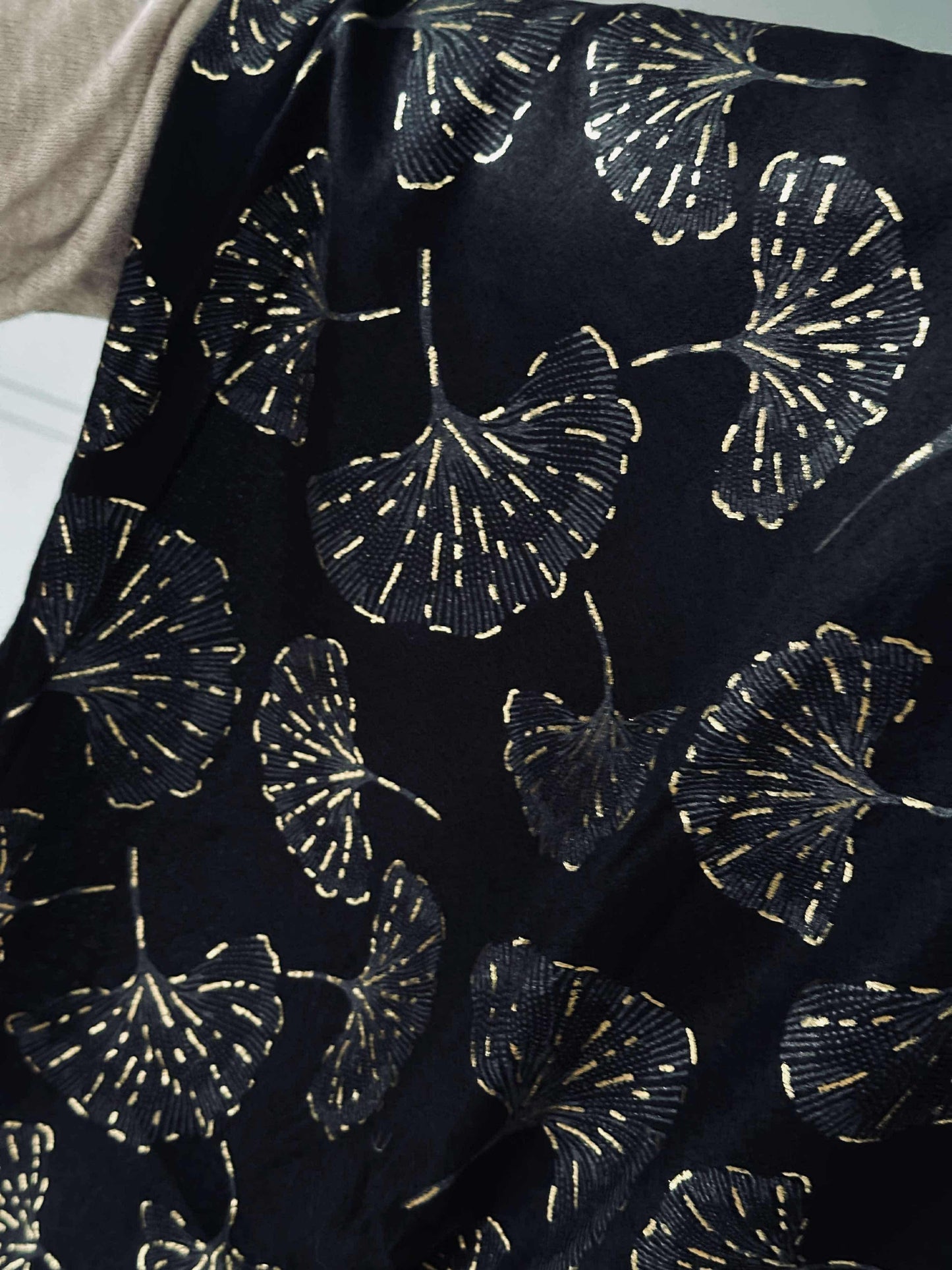 Tørklæde Ginkgo - Black