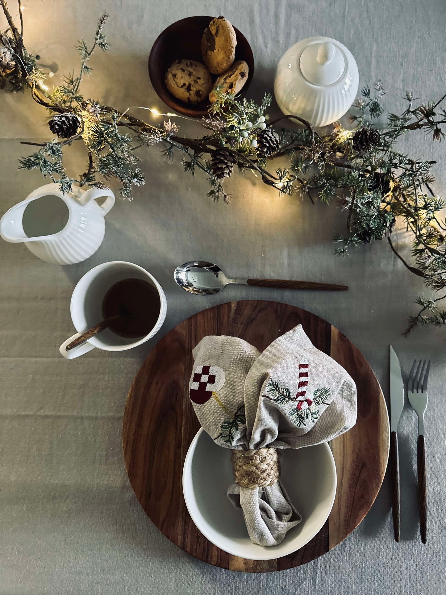 Mælkekande Riflet - Porcelæn