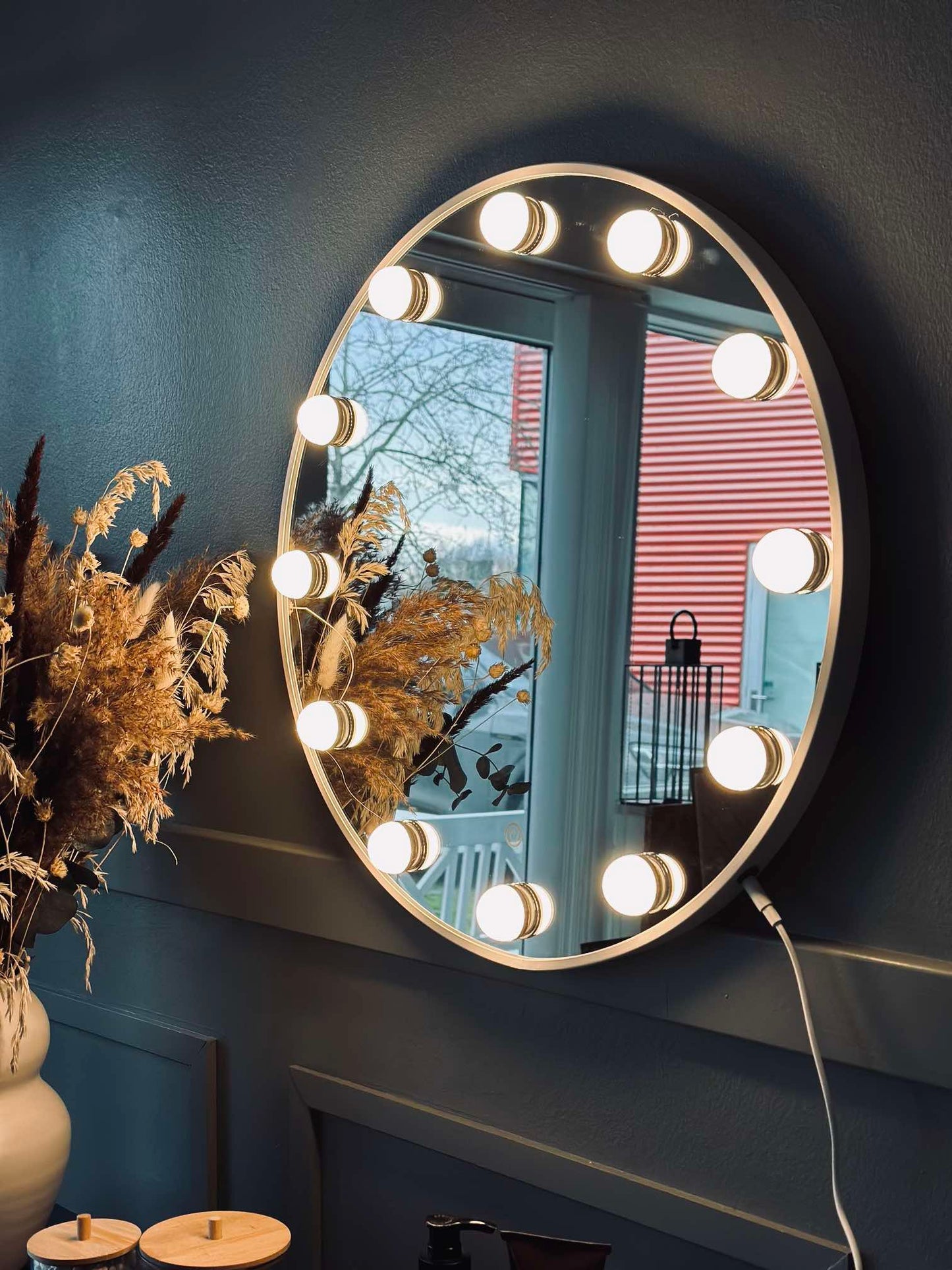 Hollywood Makeup Spejl med lys - Dia 50cm