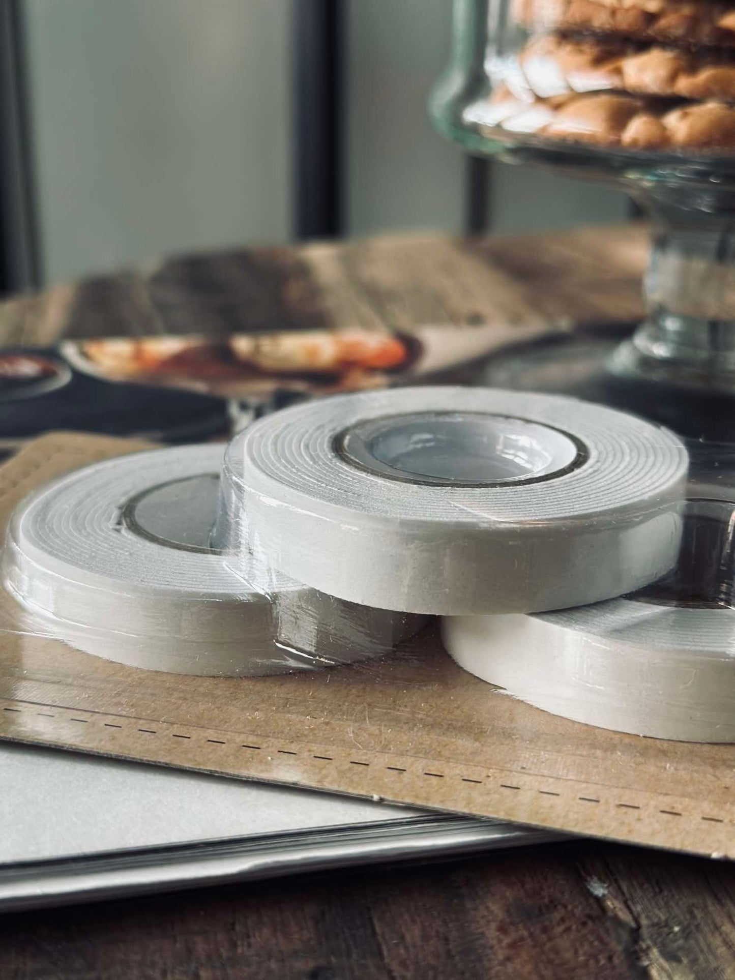Dobbeltsidet tape - 5 stk.