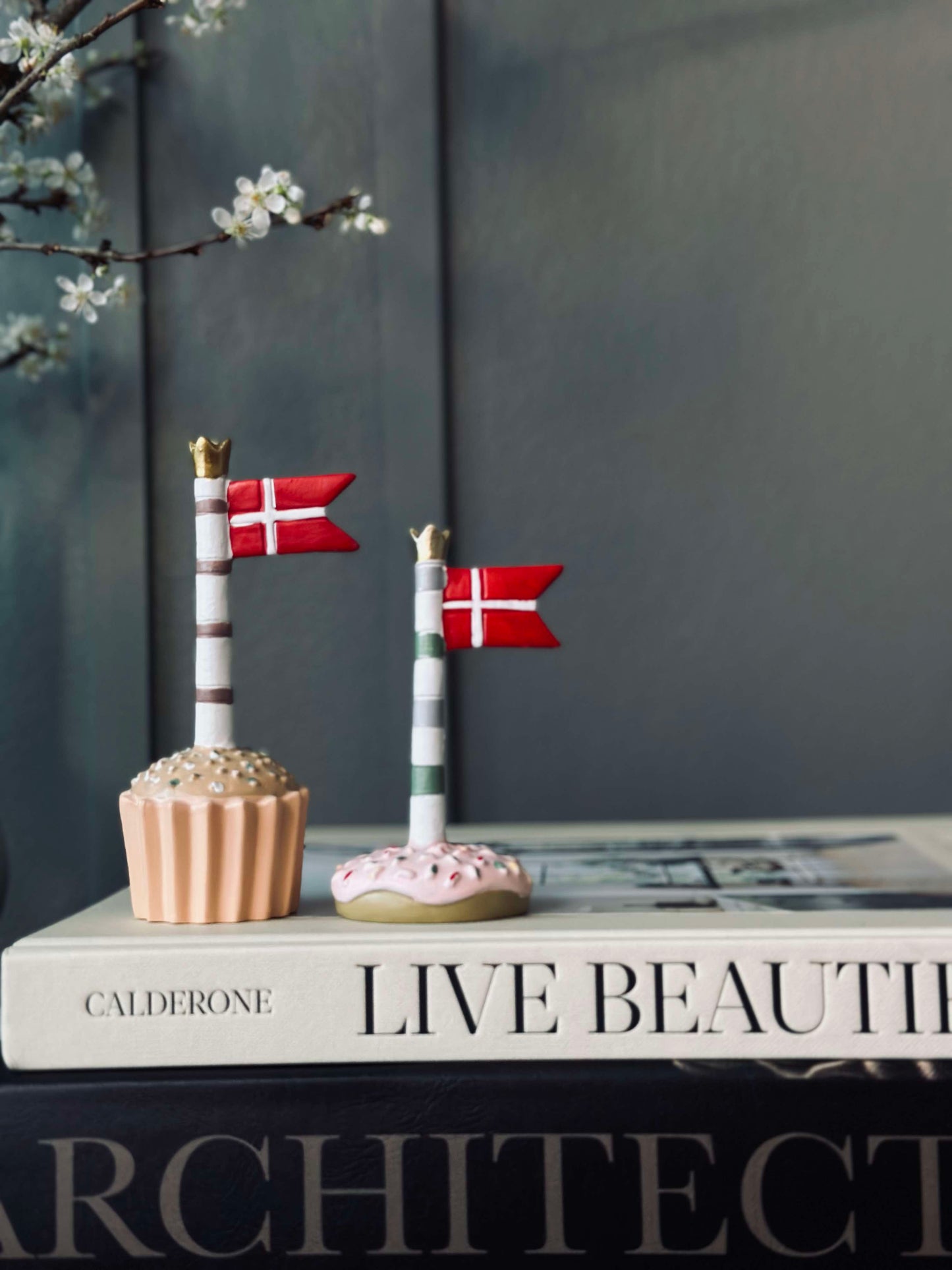 Flag til fødselsdag - 2 stk.