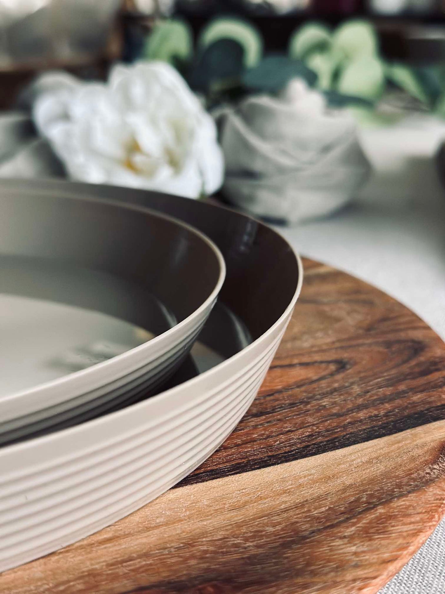Tallerken Norma 24cm - Mocca 2 stk.