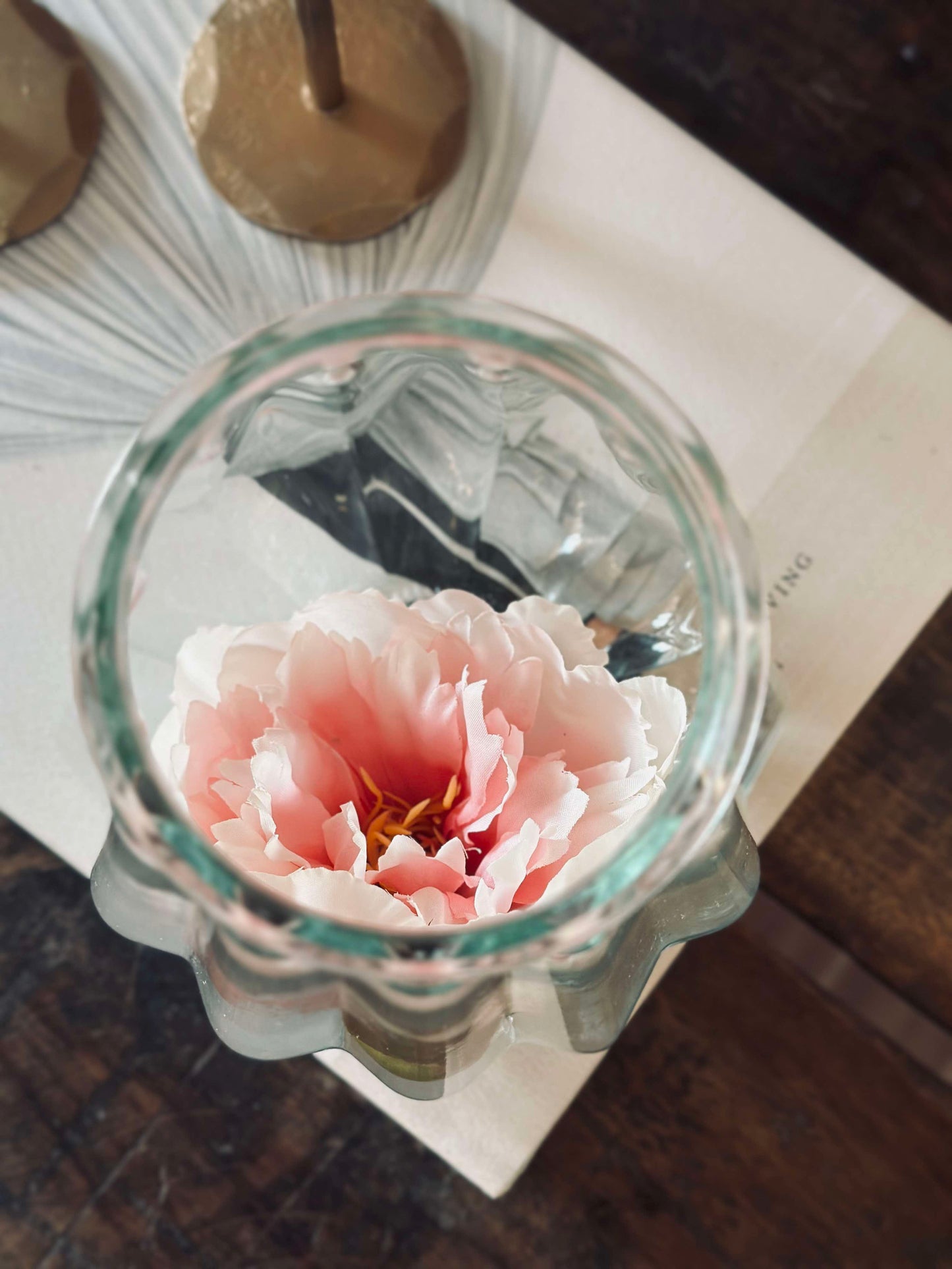 Vase Onion - Klar glas