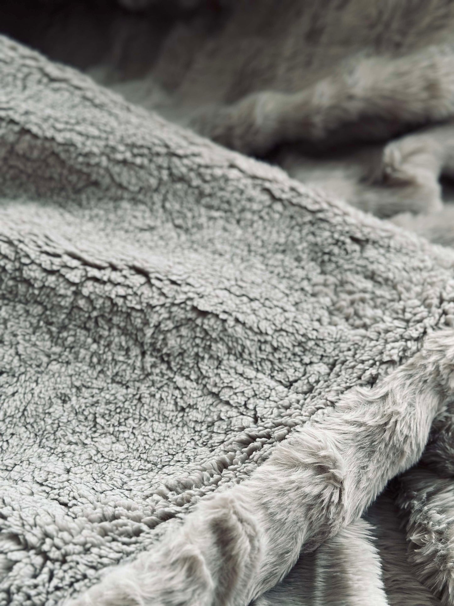 Sengetæppe BUBBLE - Lys grå