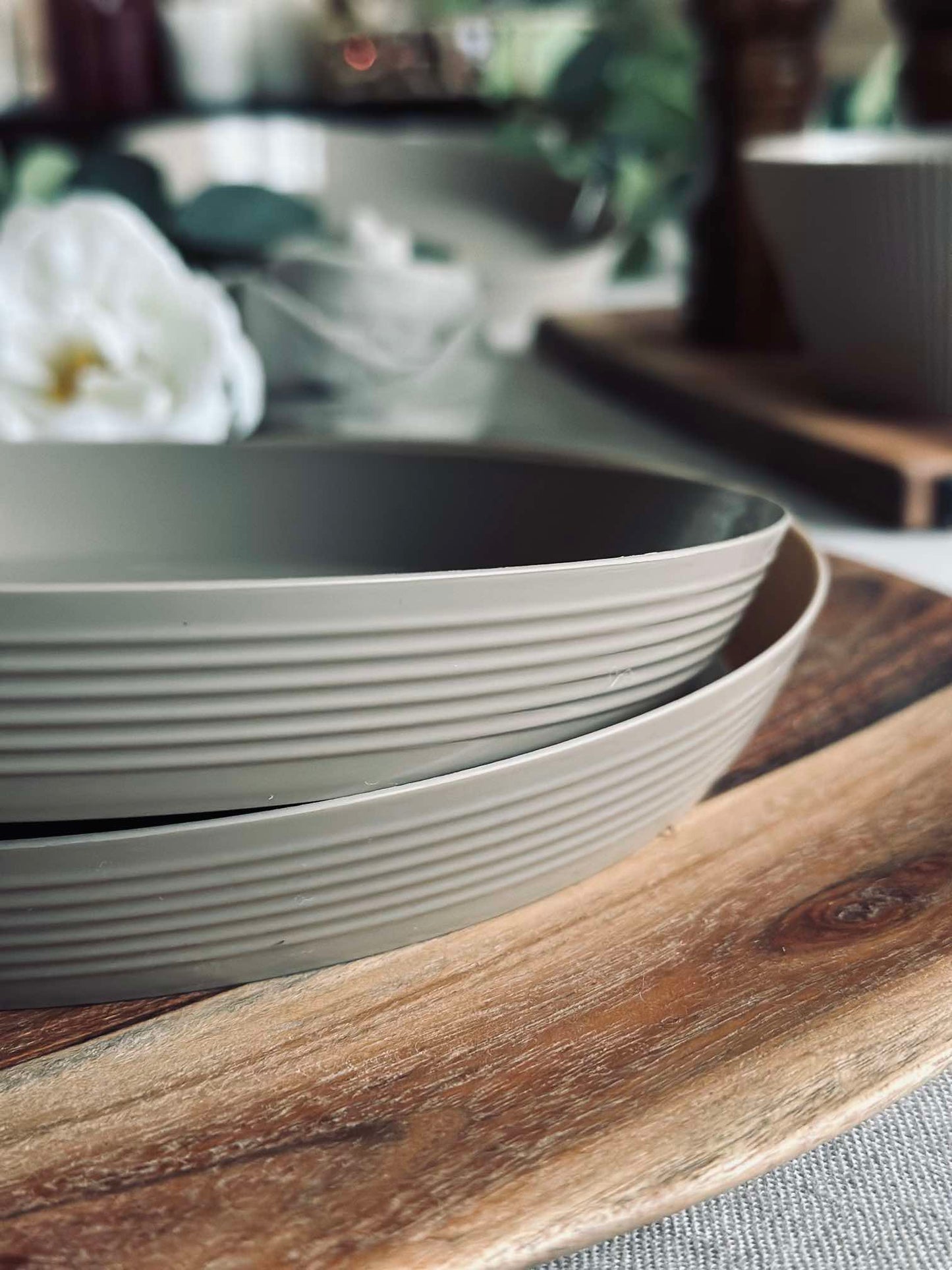 Tallerken Norma 20cm - Mocca 2stk.