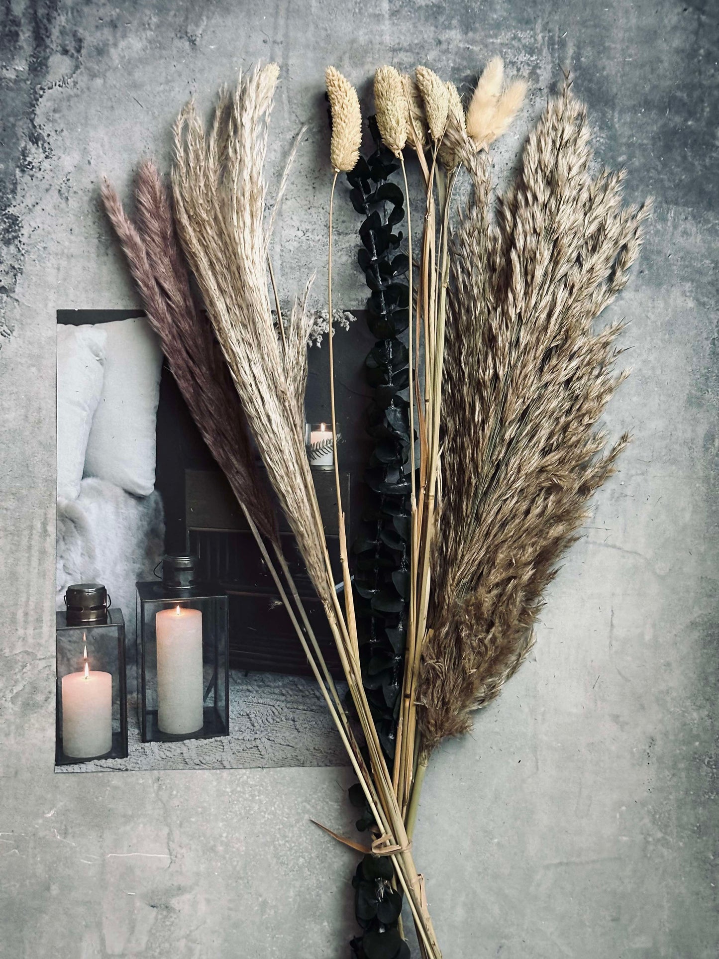 Evighedsbuket Natur - Grøn mix