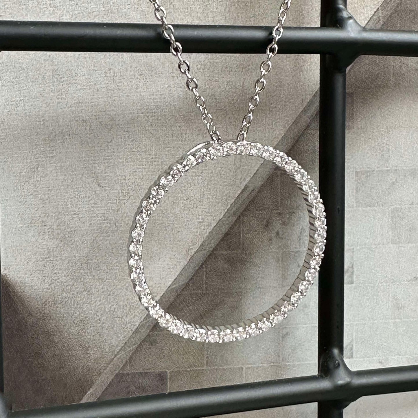 Halskæde Kendal - rhodium belagt