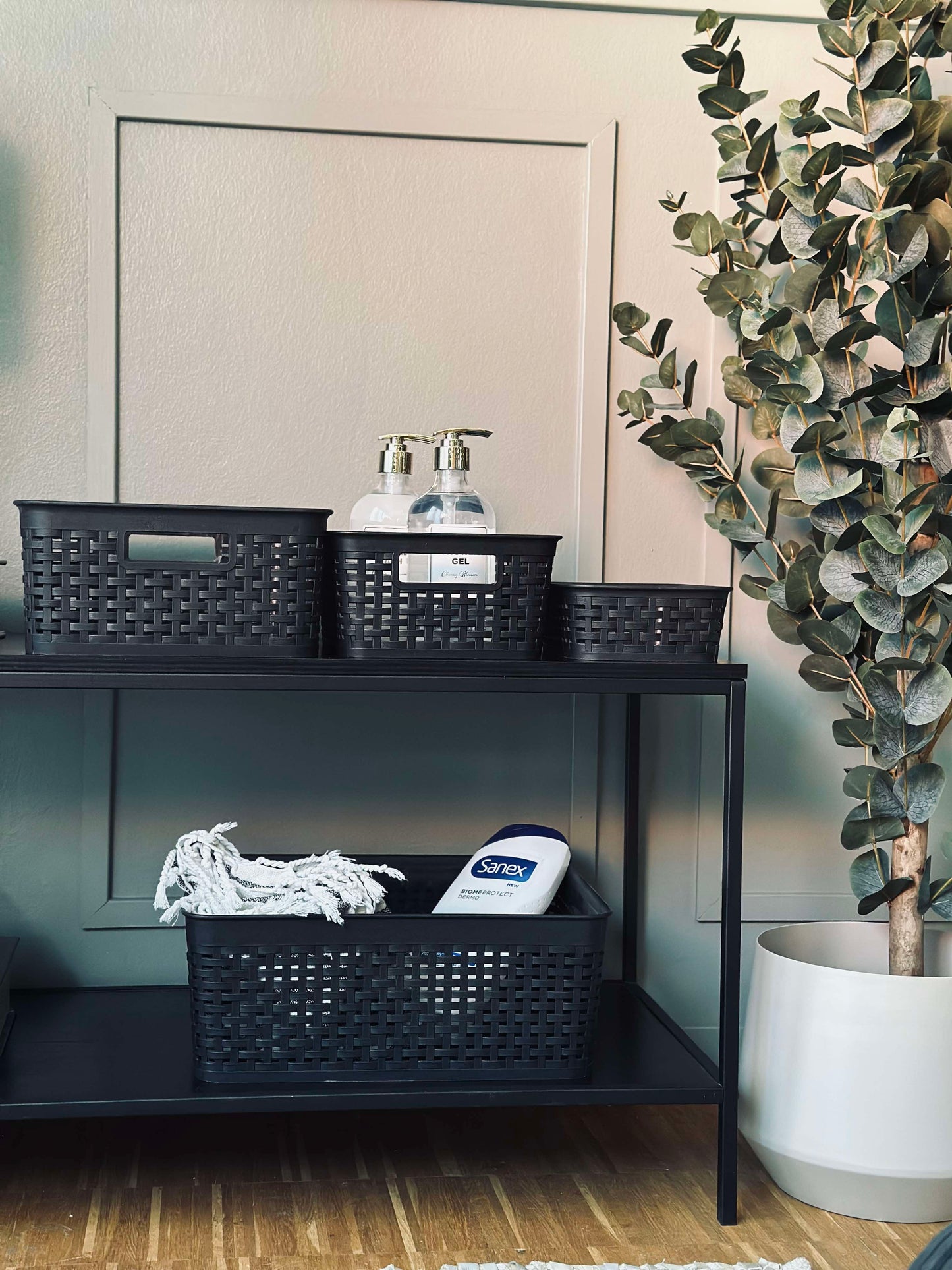Opbevaringskasse Mille black - Medium