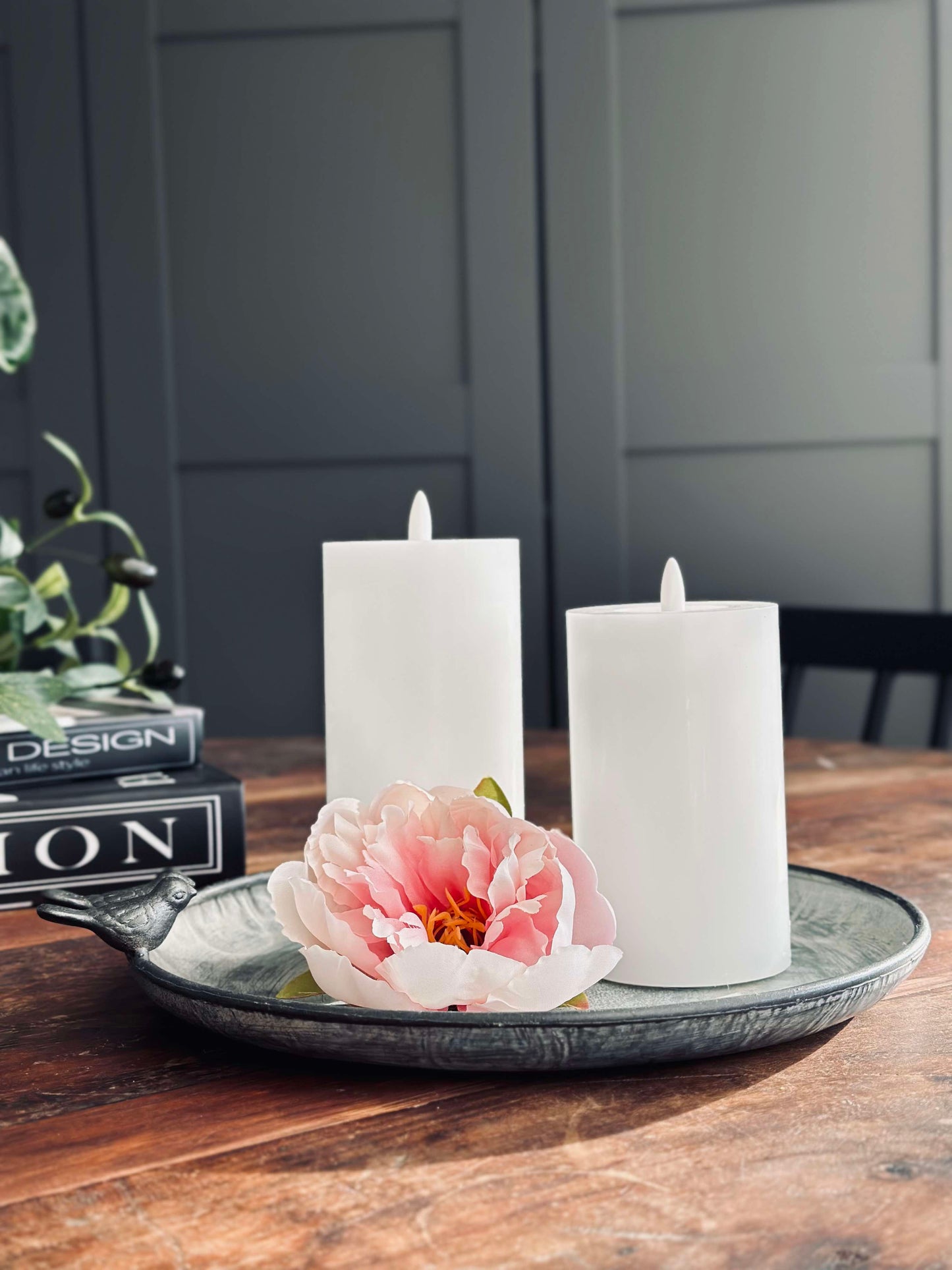 Fuglebad Zink - Flere størrelser