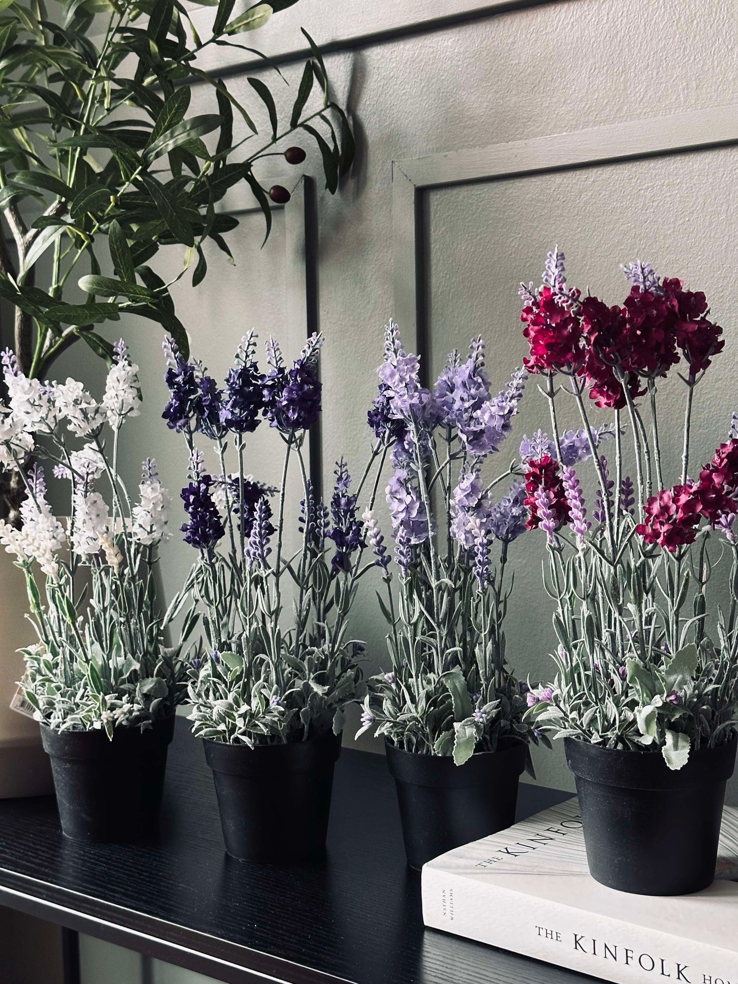 Lavendel 40cm - Hvid