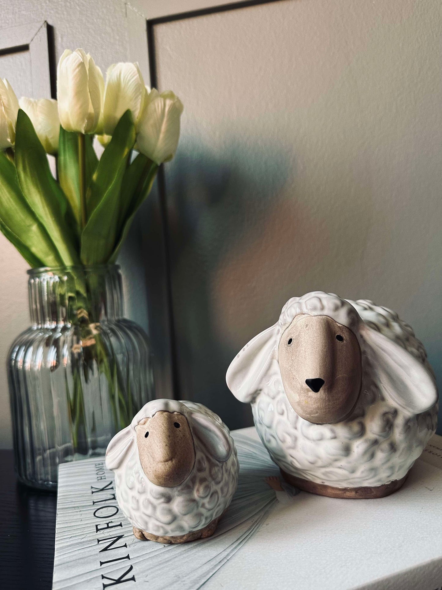 Keramik får - Lille