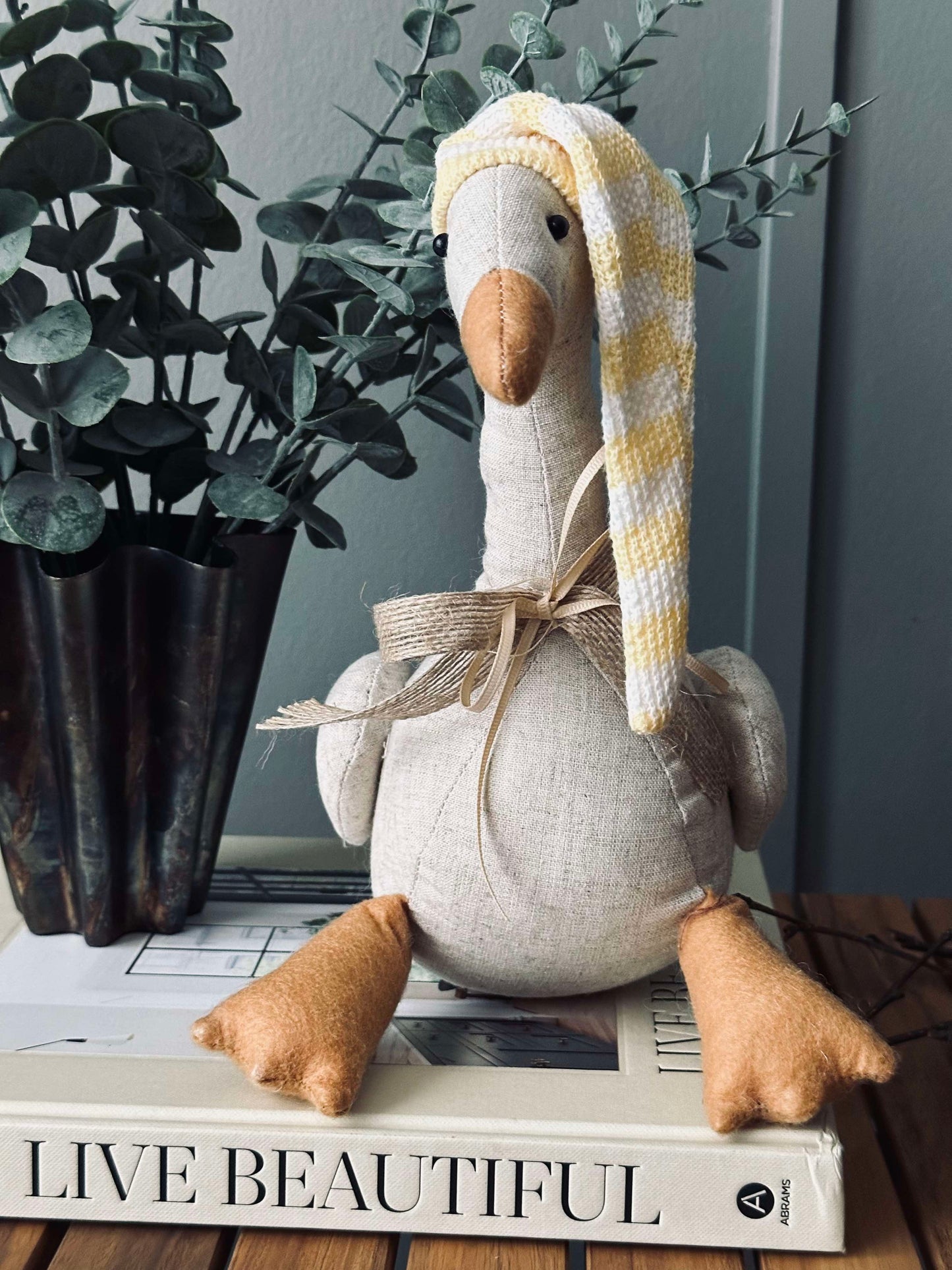 Påskeand med hue - Large