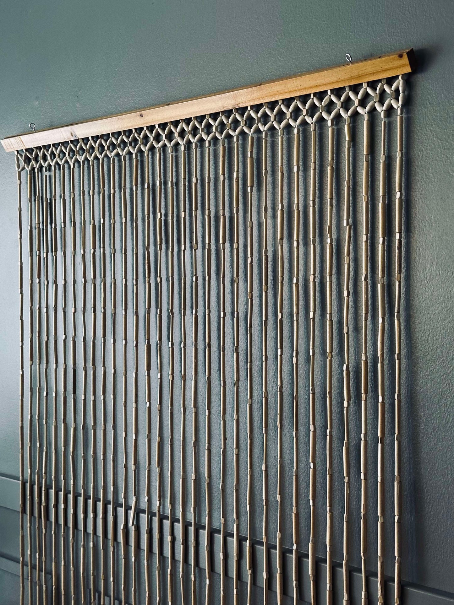 Forhæng i Bambus Natur - 90x180cm