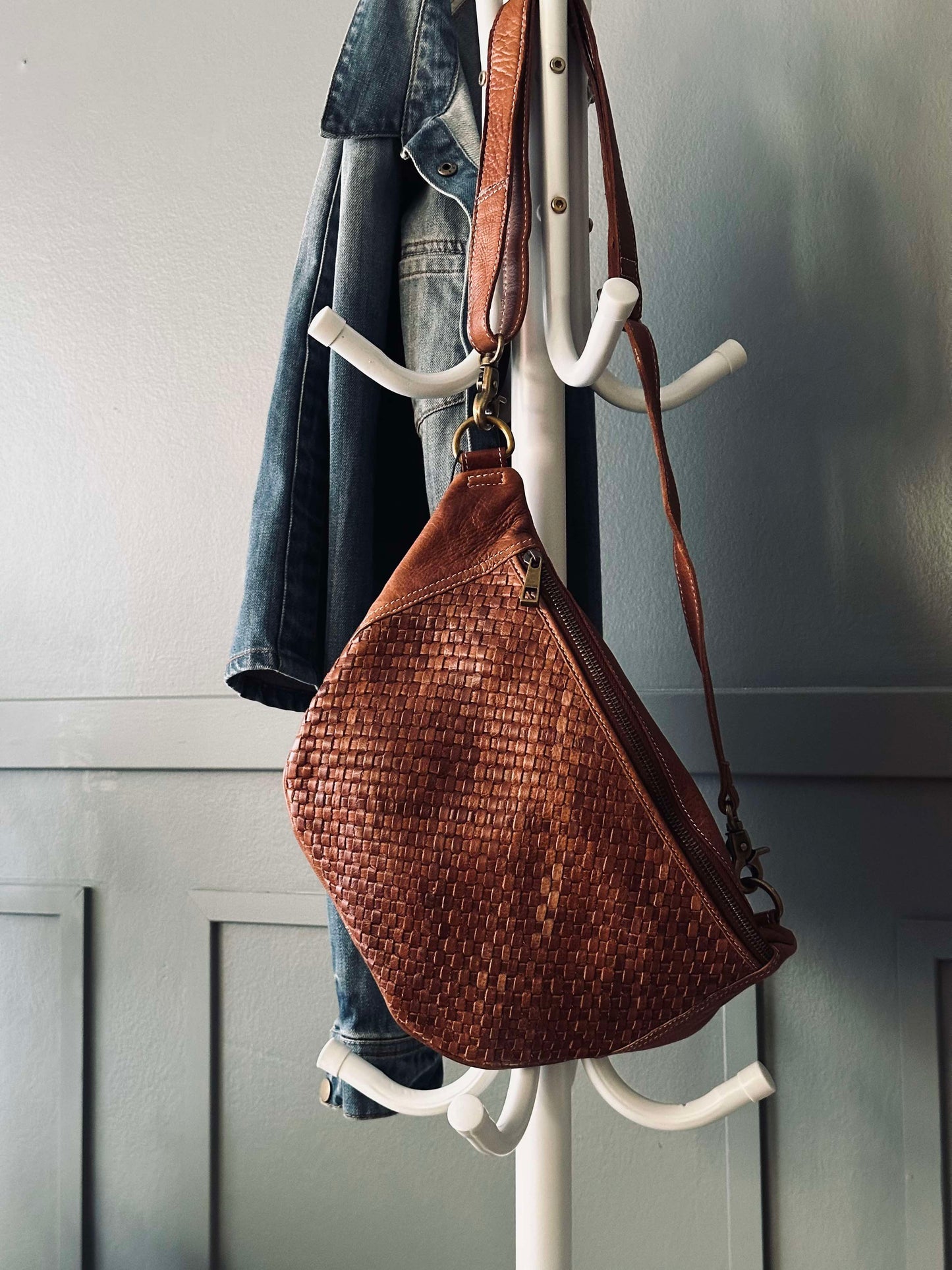 Bumbag DARIA Leather - Walnut