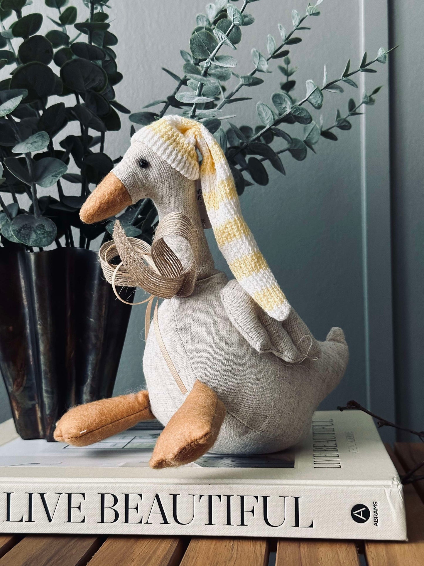 Påskeand med hue - Medium