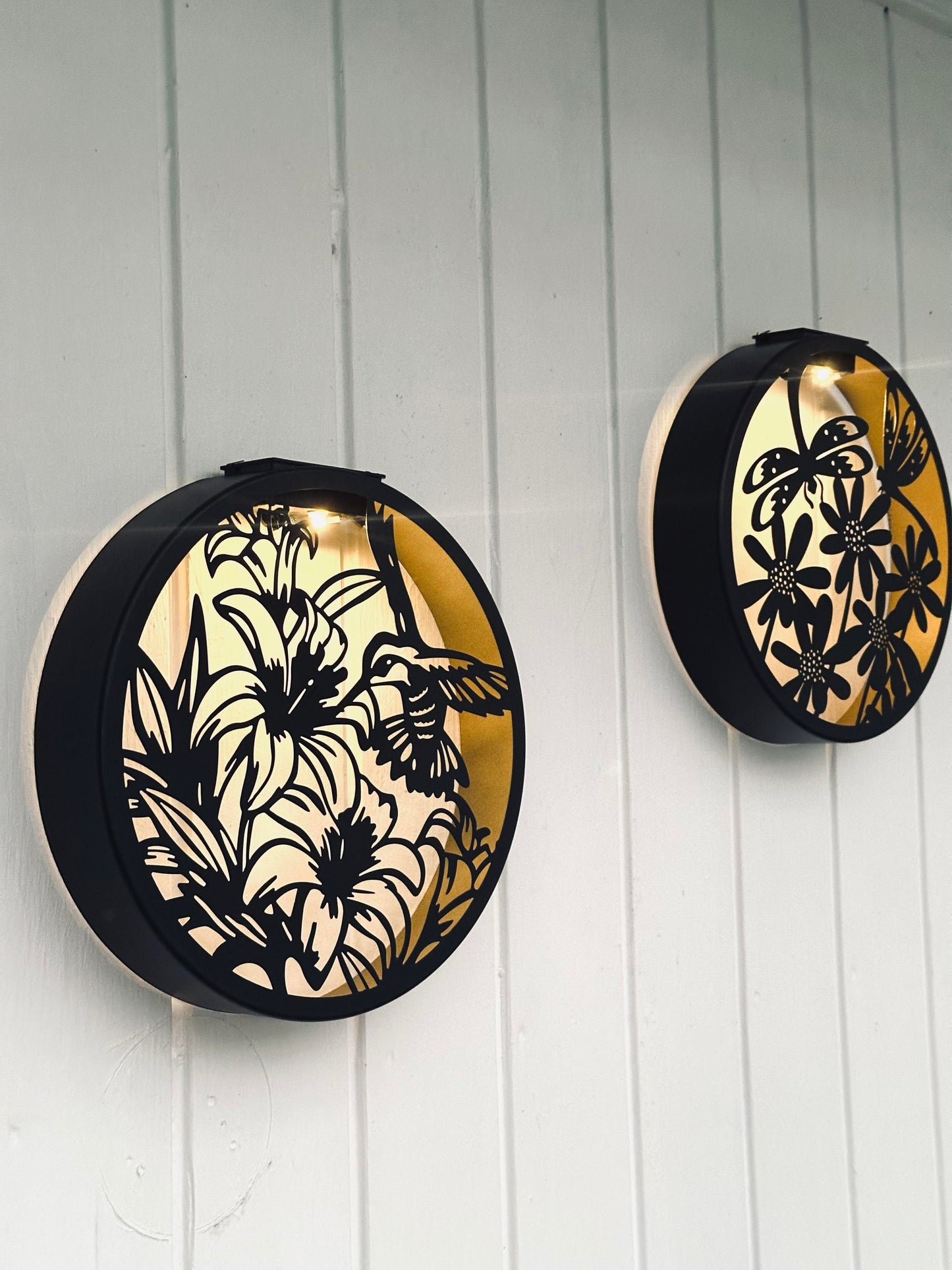 Vægdekoration m. Solar - Rund