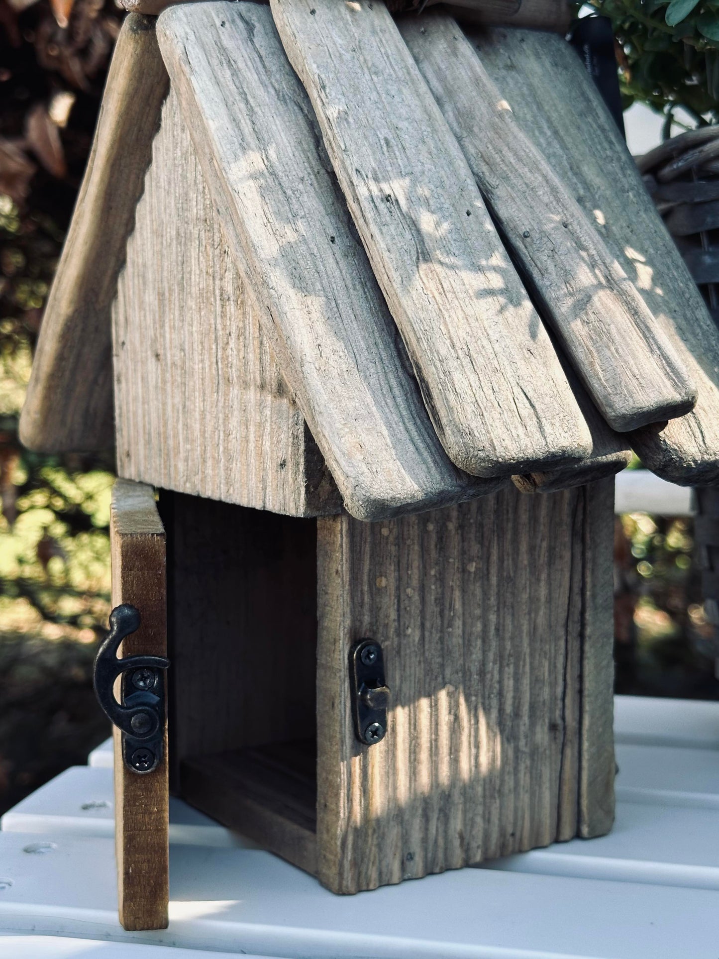 Fuglehus i vasket træ - Stor