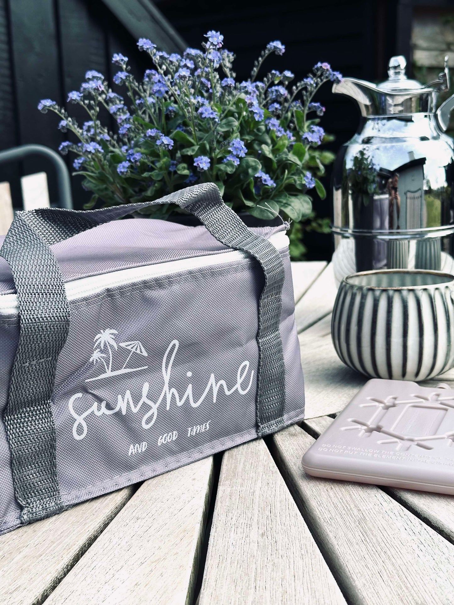 Køletaske m. Køleelement - Grey