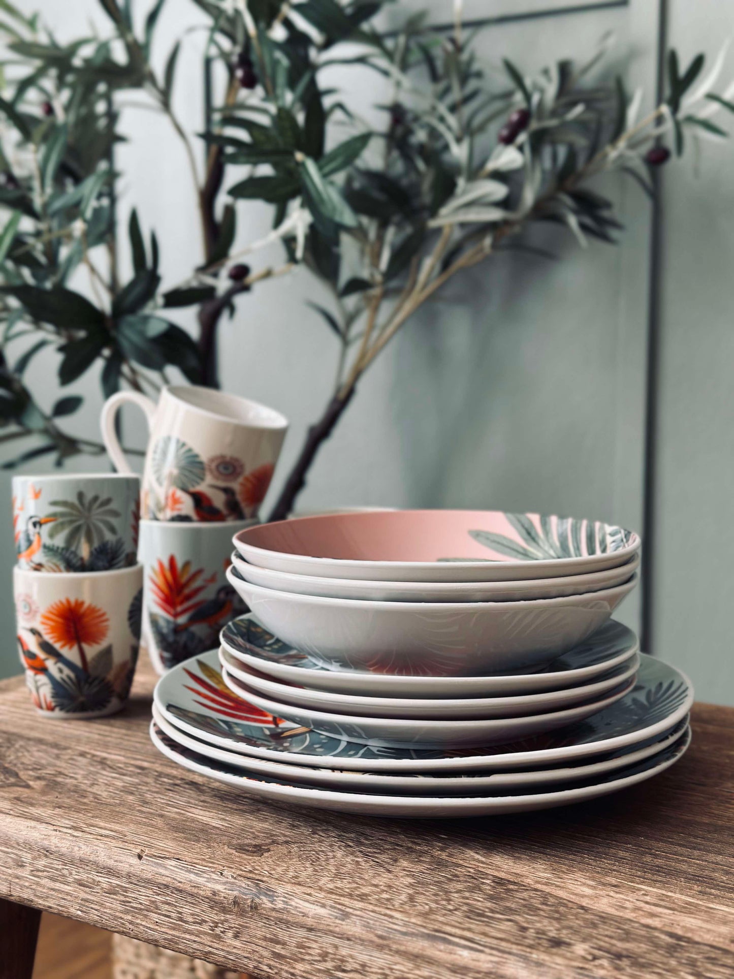 Tallerken 26cm - Boho mix