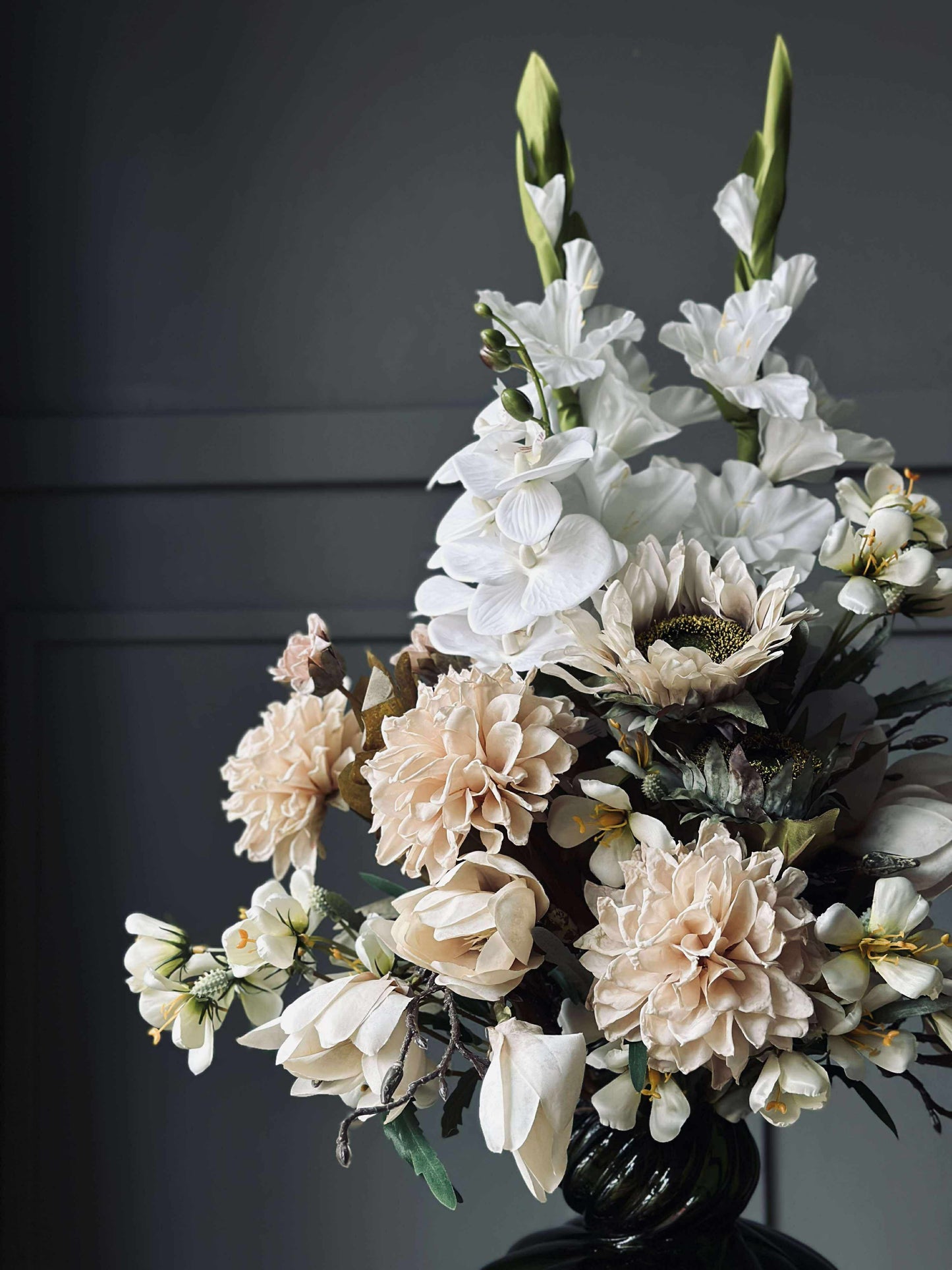 Vase ART grøn mundblæst