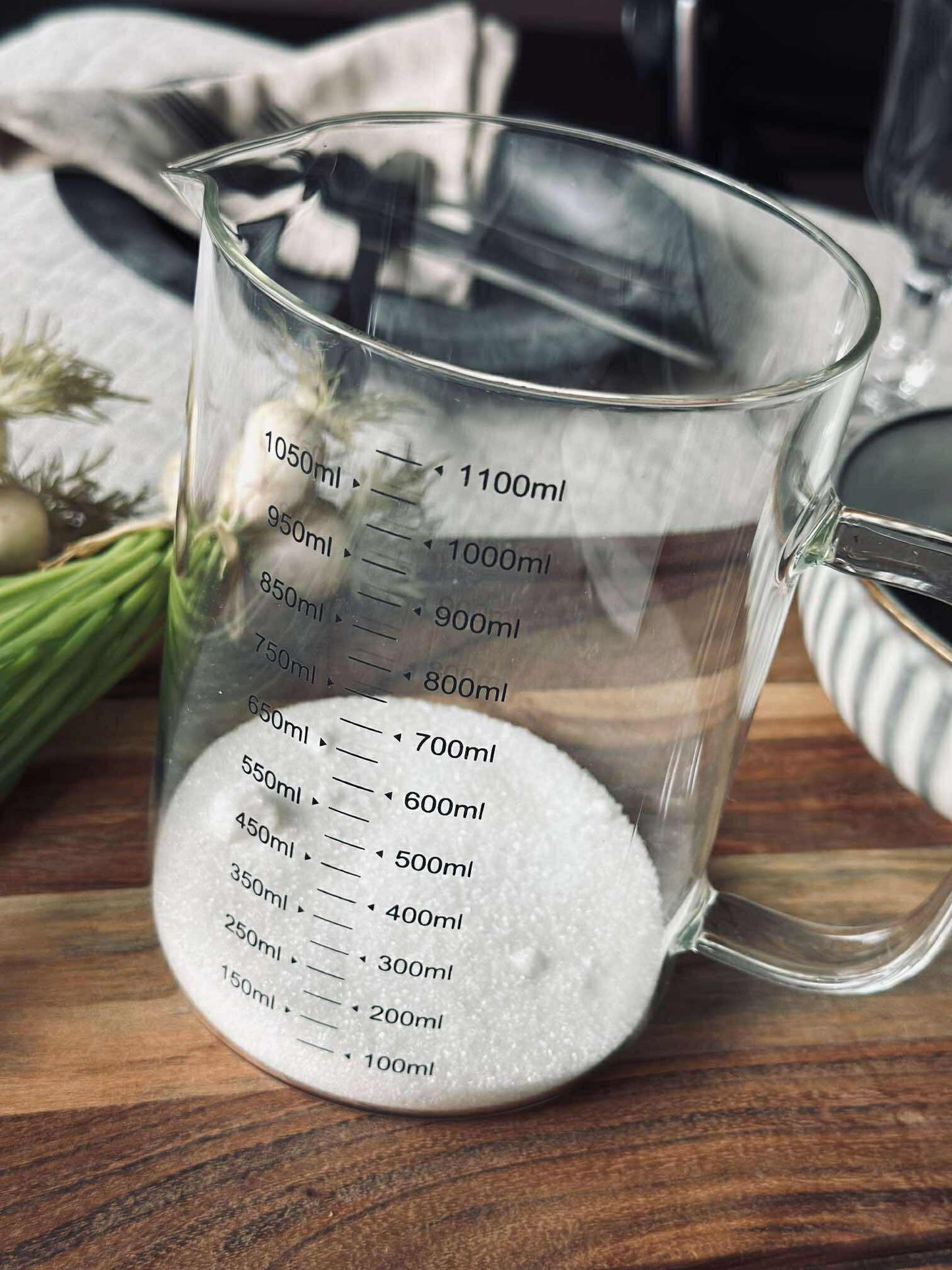 Målekande glas - 1000ml.