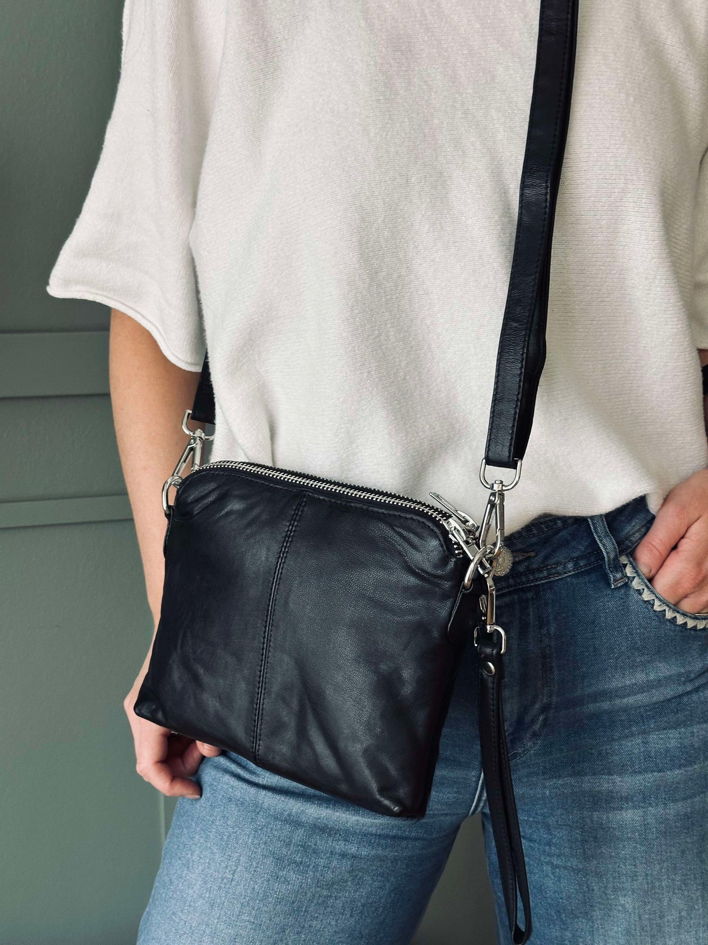 Crossbody clutch ALICE - COW