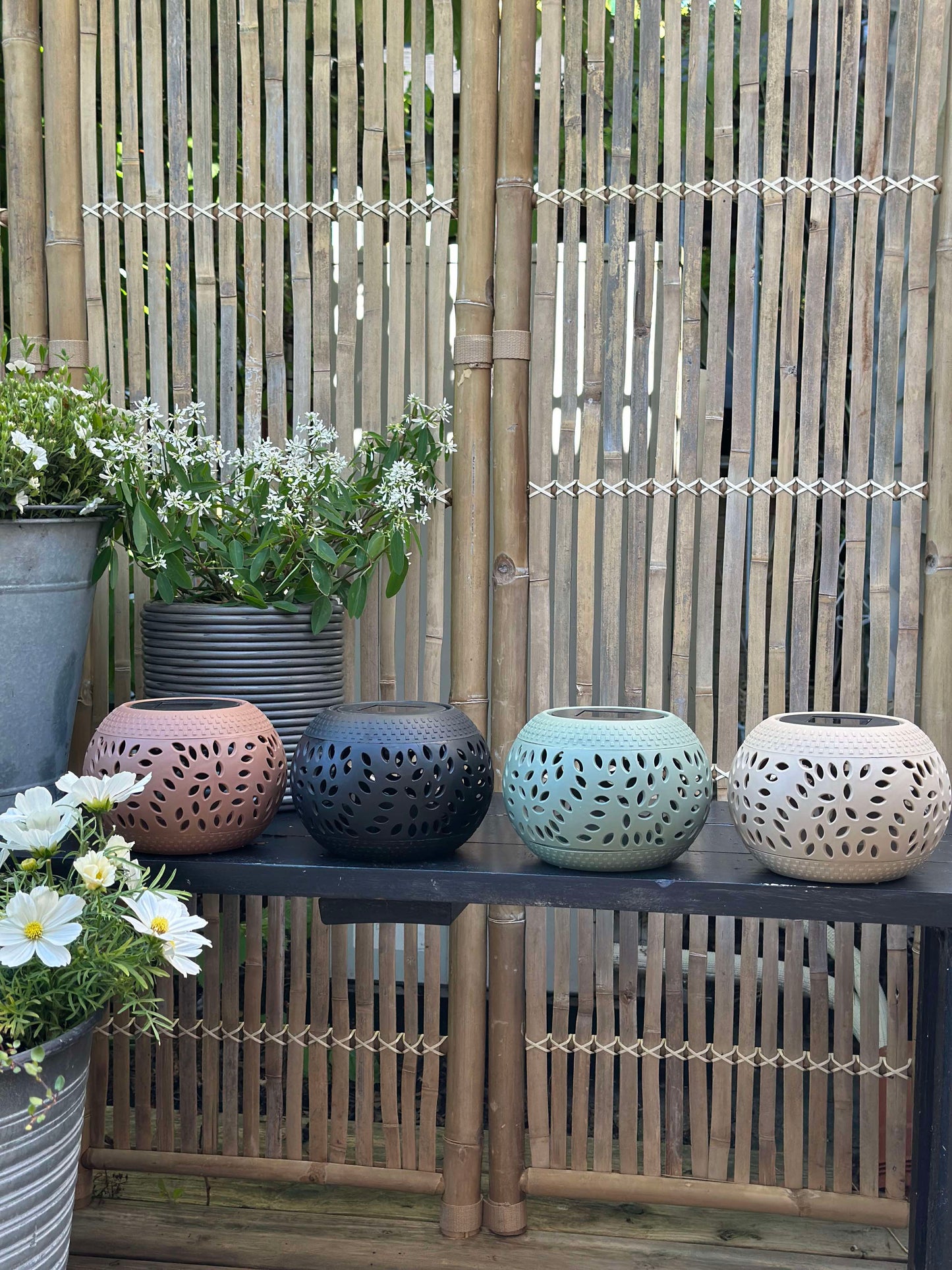 Lanterne FIONA Solar - Beige