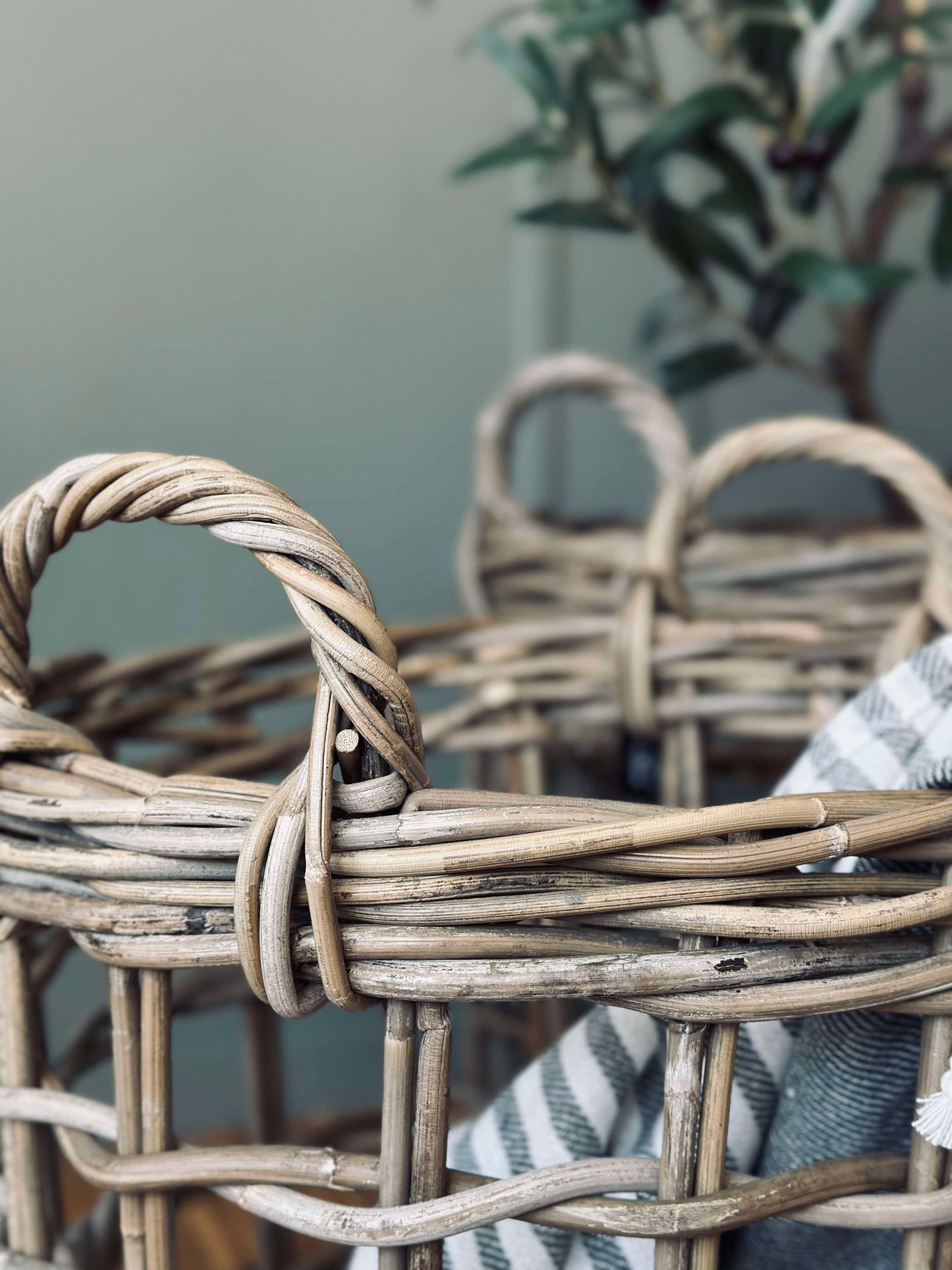 Vasketøjskurve - Sæt med 2 stk.