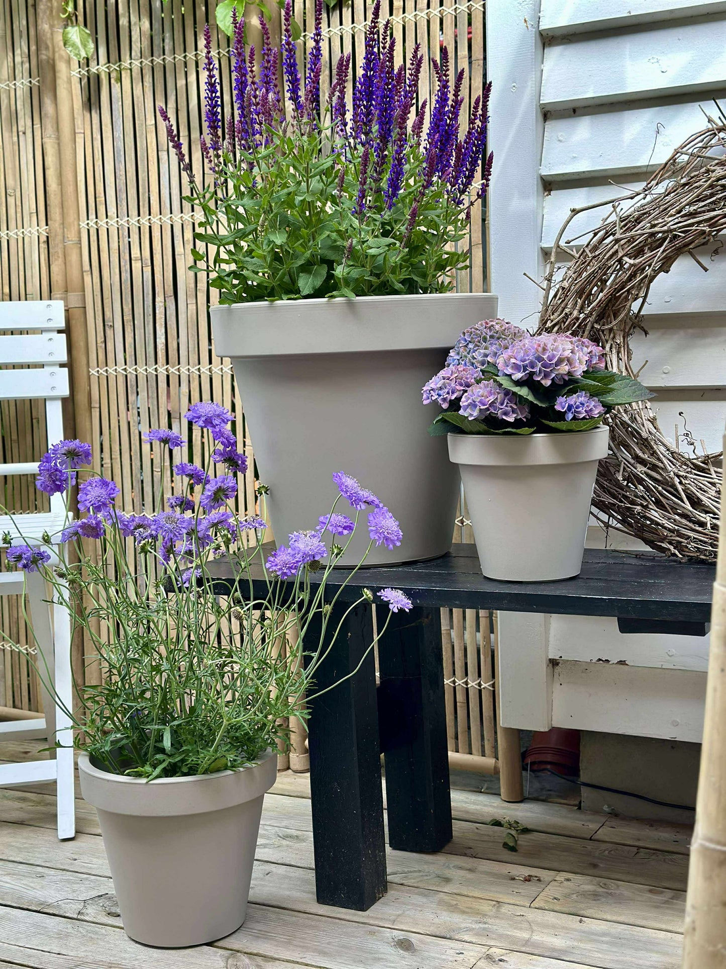 Havepotte - Recycling Beige Dia 35cm